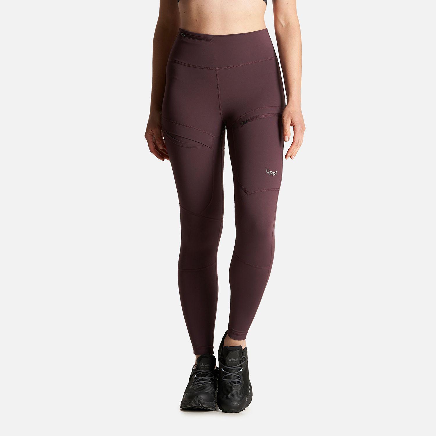 Calza Mujer In-Action Trekking Leggins Burdeo Lippi-1