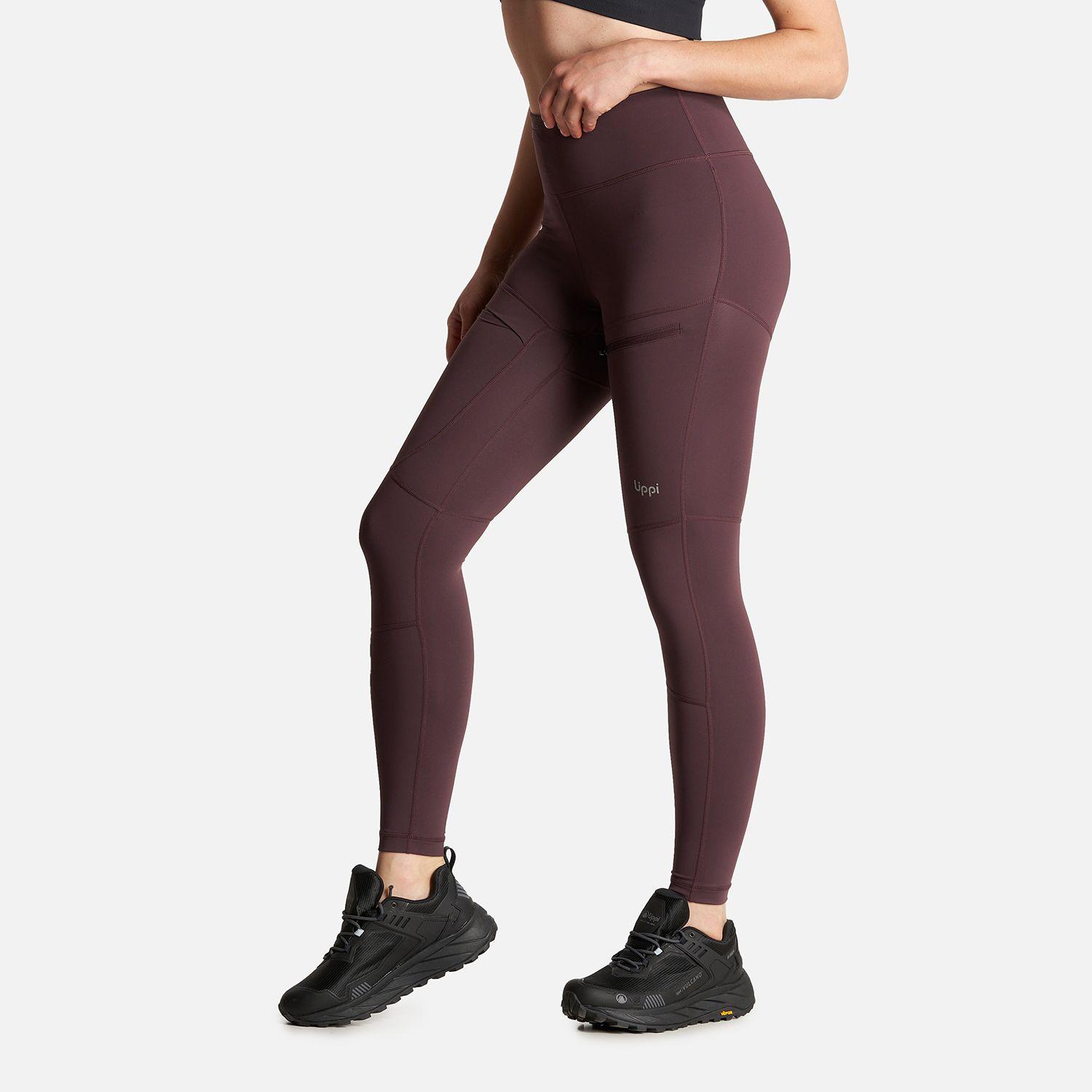 Calza Mujer In-Action Trekking Leggins Burdeo Lippi-2