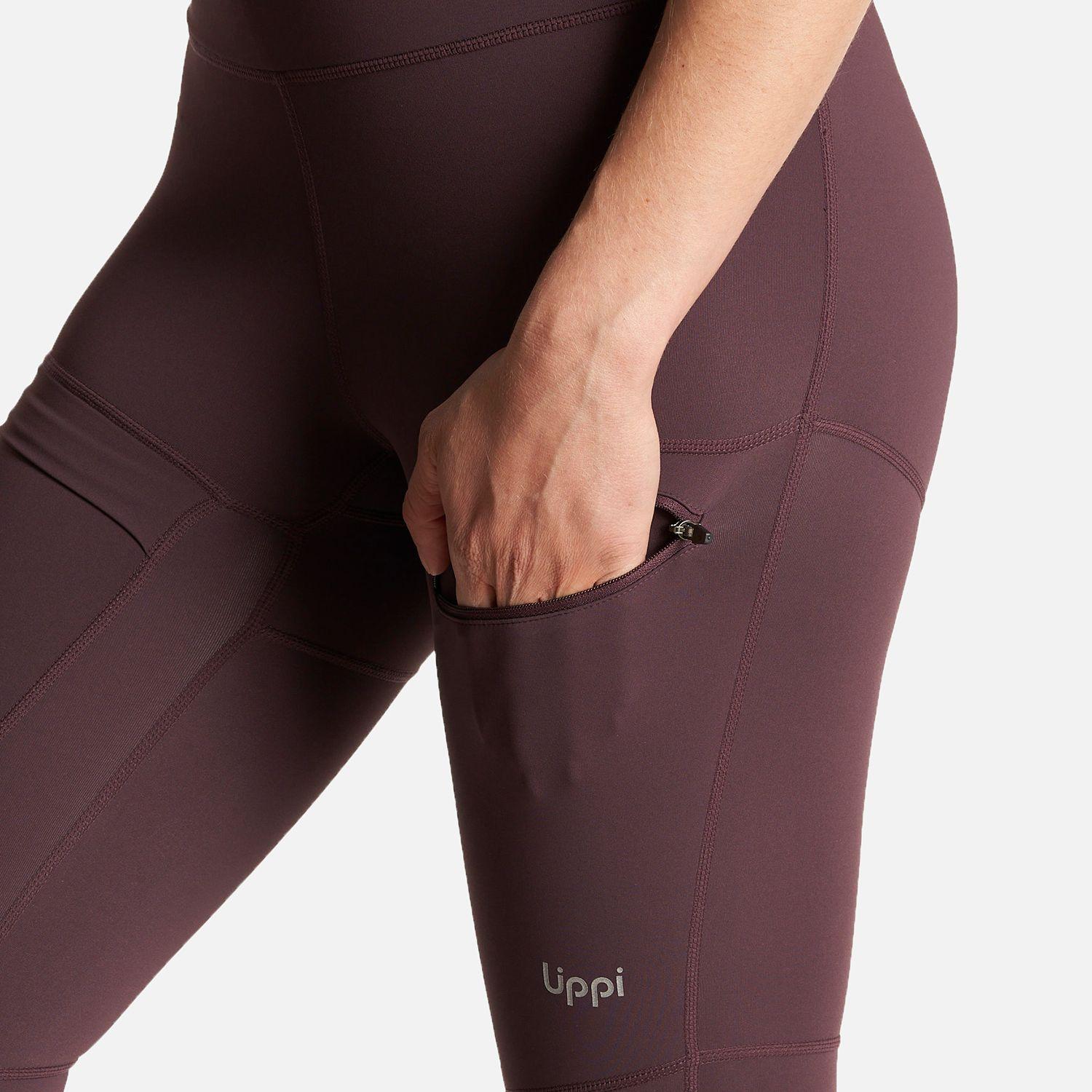Calza Mujer In-Action Trekking Leggins Burdeo Lippi-6