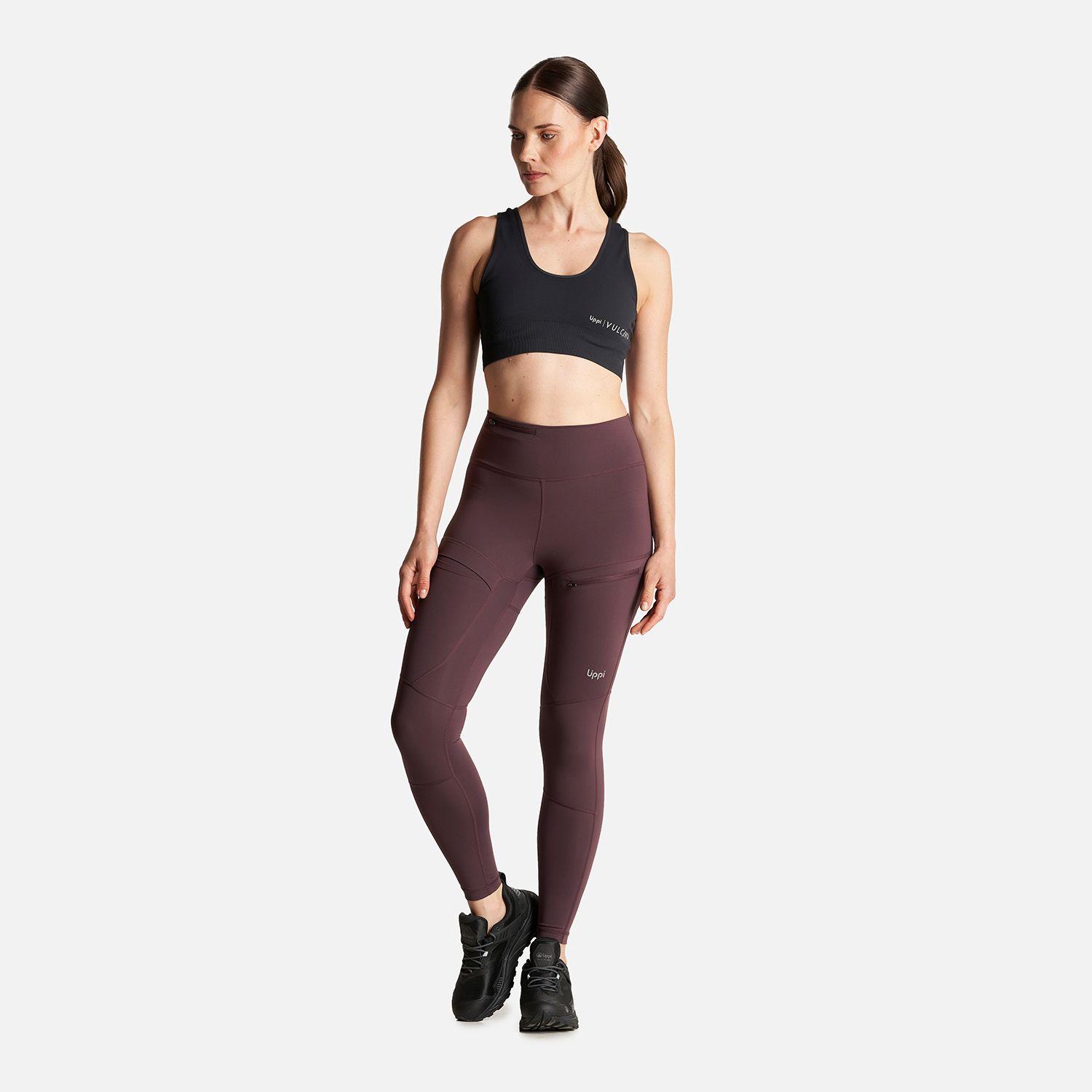 Calza Mujer In-Action Trekking Leggins Burdeo Lippi-7