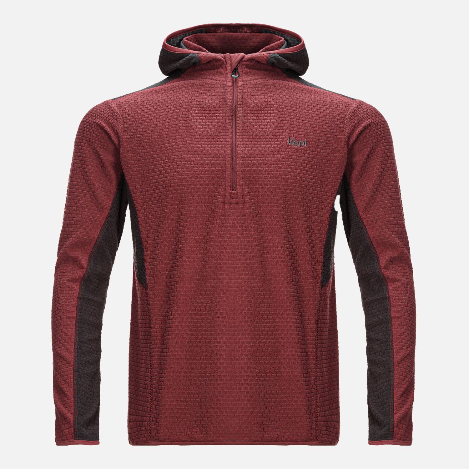 Poleron Teen Boy Mild Nano-F 14 Zip Hoody Burdeo Lippi-0