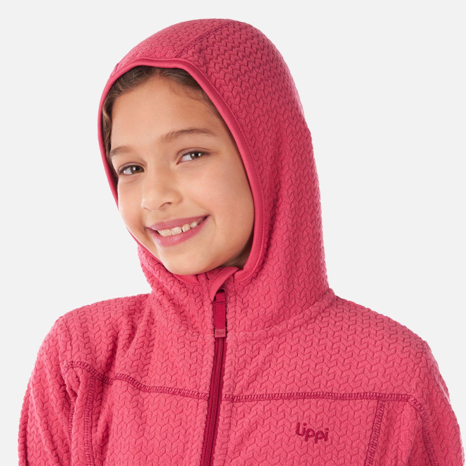 Poleron Niña Saltamontes Nano-F 14 Zip Hoody Rosado Lippi V23-3