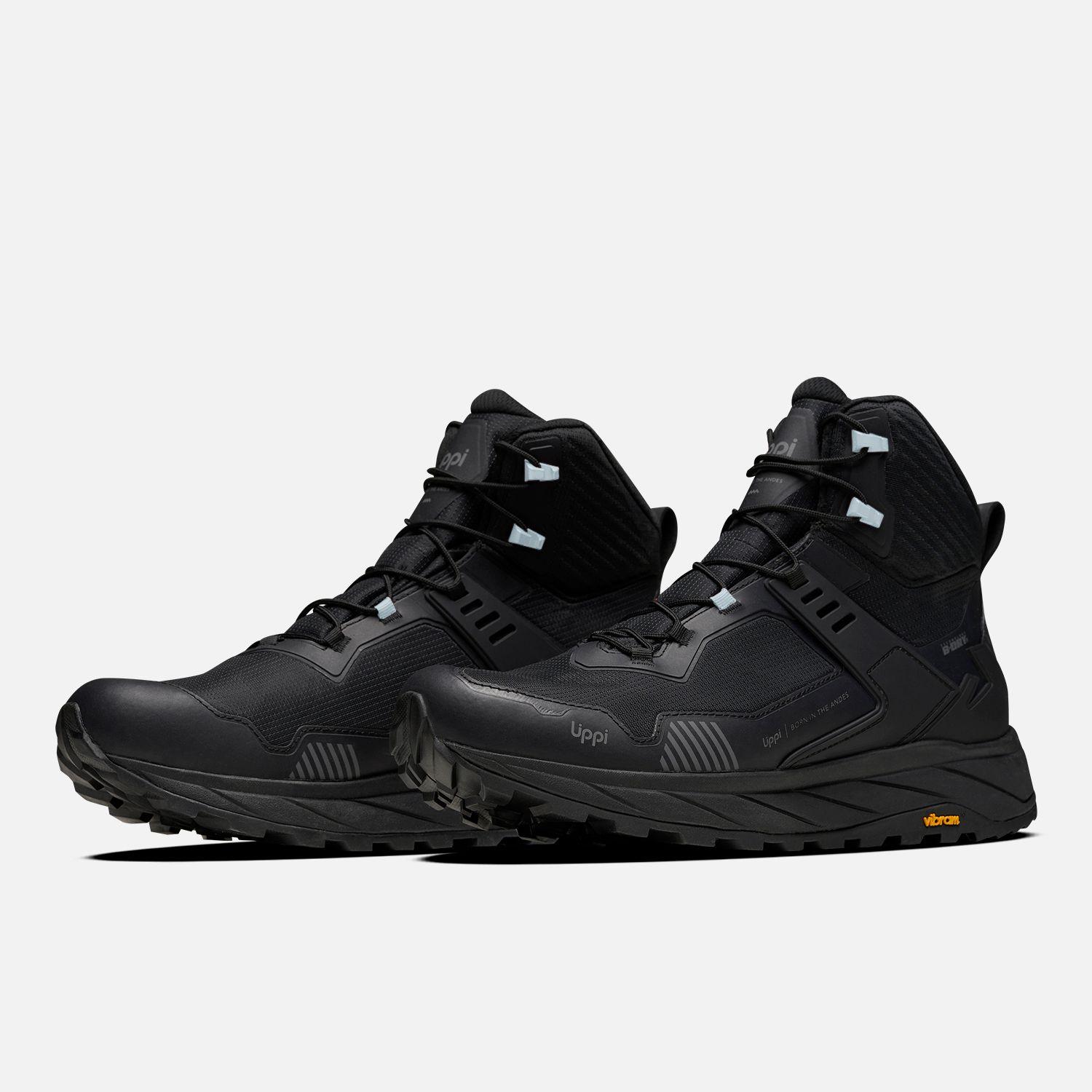 Zapatilla Mujer Atlas Mid Negro / Celeste Lippi I26-3