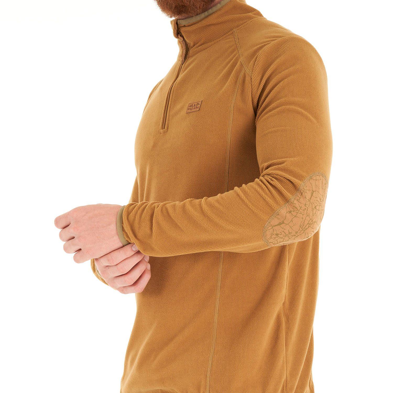 Poleron Hombre Taina Mostaza Haka Honu I21-7