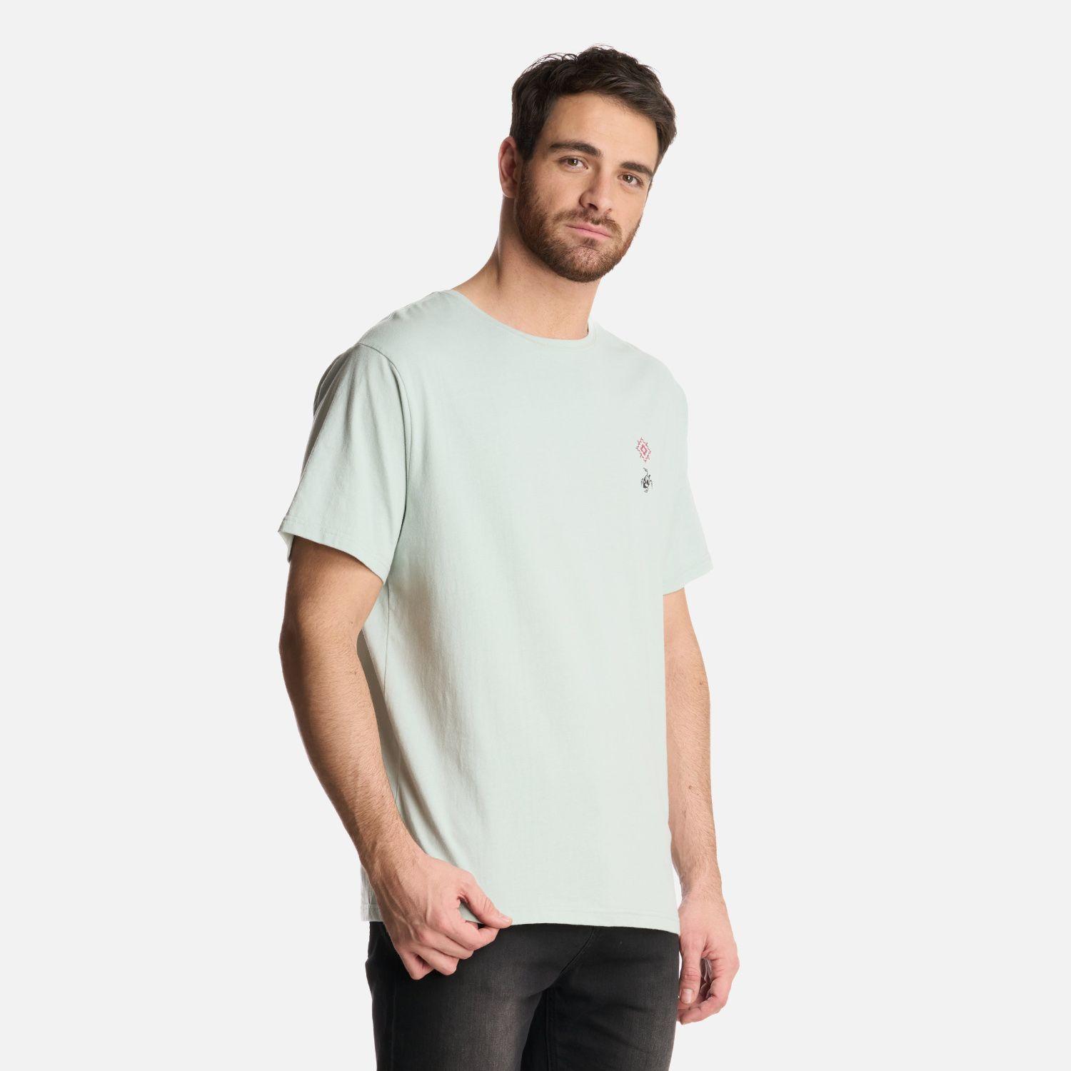 Polera Hombre Araucaria Milenaria Gris Claro Haka Honu-1