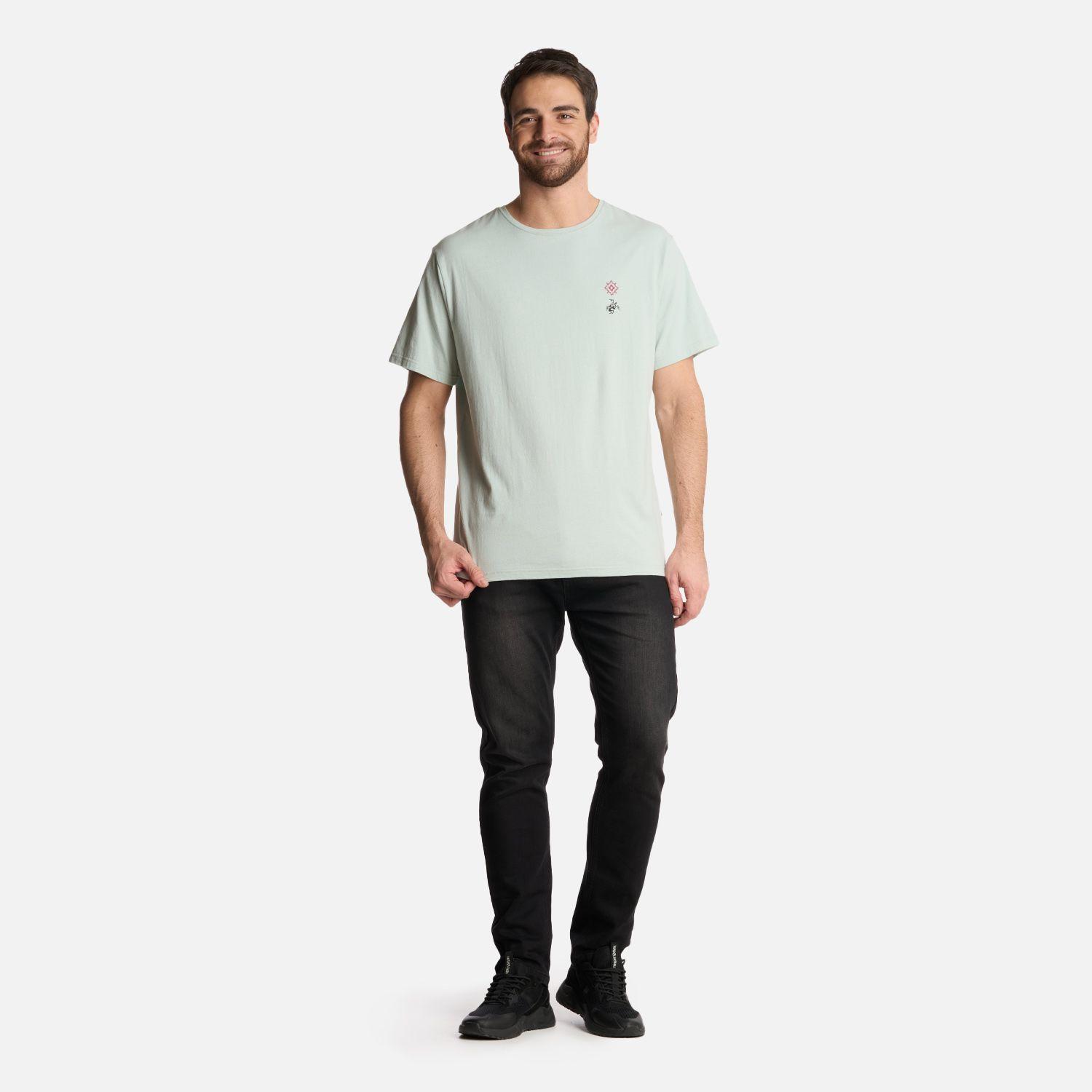 Polera Hombre Araucaria Milenaria Gris Claro Haka Honu-4