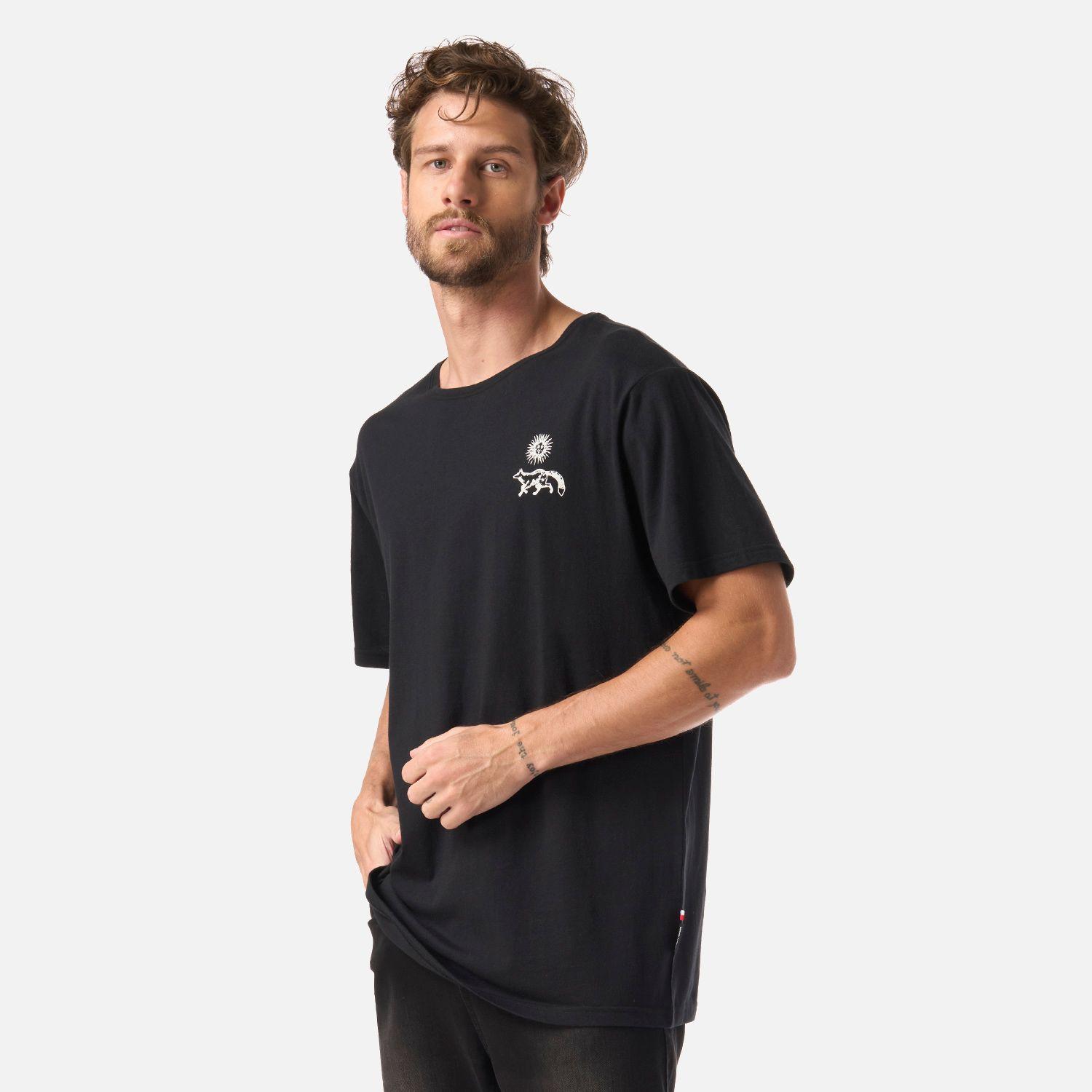 Polera Hombre Mosaicos Negro Haka Honu V26-2