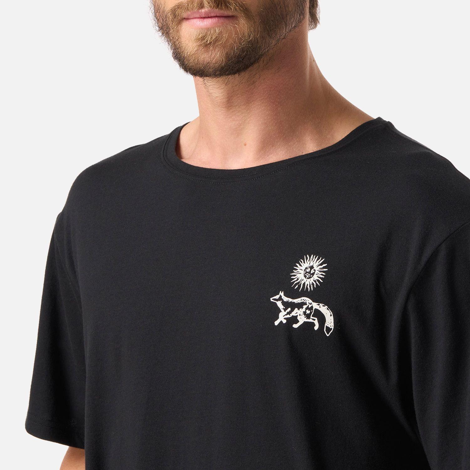 Polera Hombre Mosaicos Negro Haka Honu V26-3