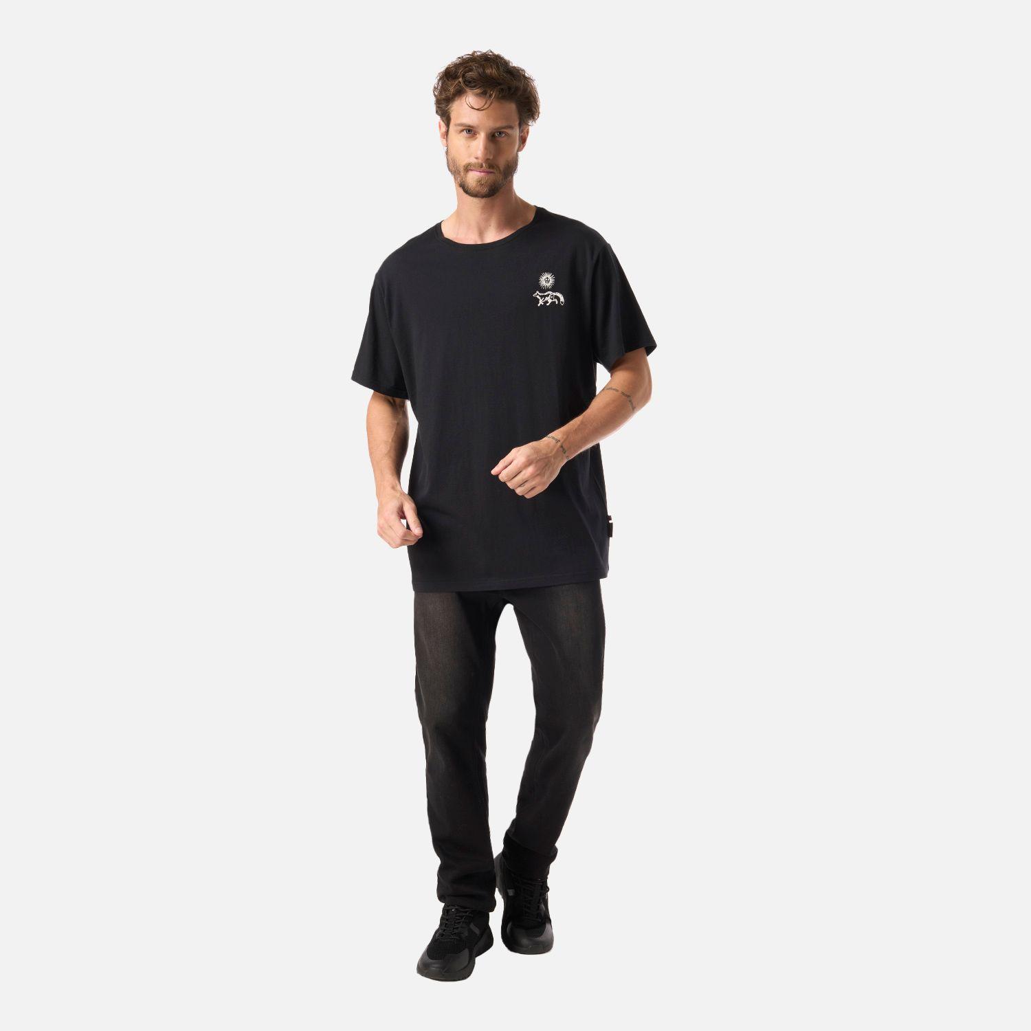 Polera Hombre Mosaicos Negro Haka Honu V26-5