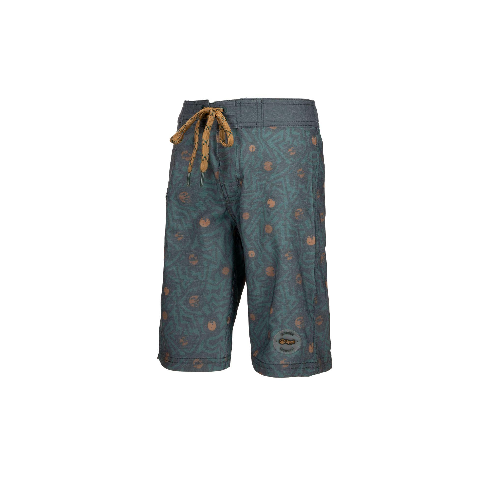 Traje de Baño Niño Mini Shark BoardShorts Print Verde Lippi-0
