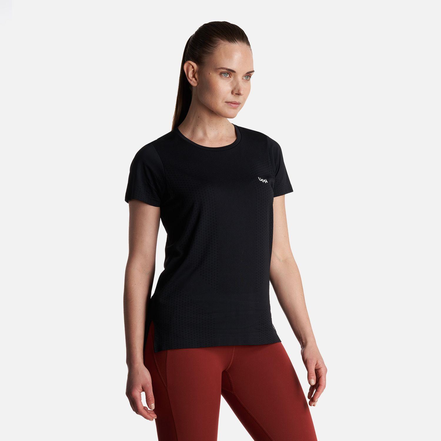 Polera Mujer  4 Run Seamless Trail Short Sleeve T-Shirt Negro Lippi-2