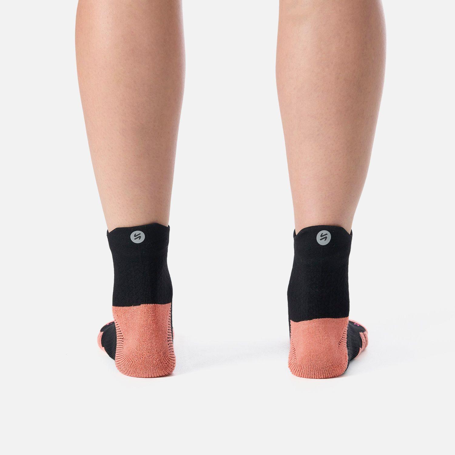 Calcetines Mujer Stride Running Short Socks Negro Vulcano-2