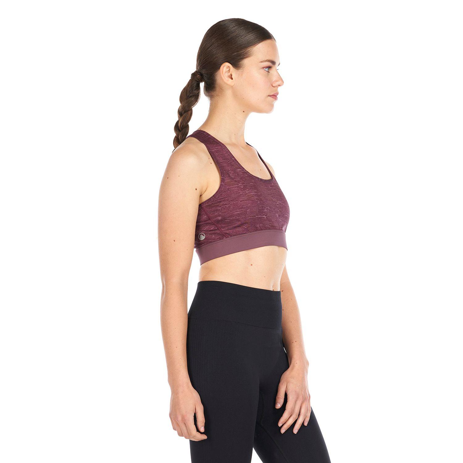 Peto Mujer In-Motion Crossback Bra Melange Lila Lippi-3
