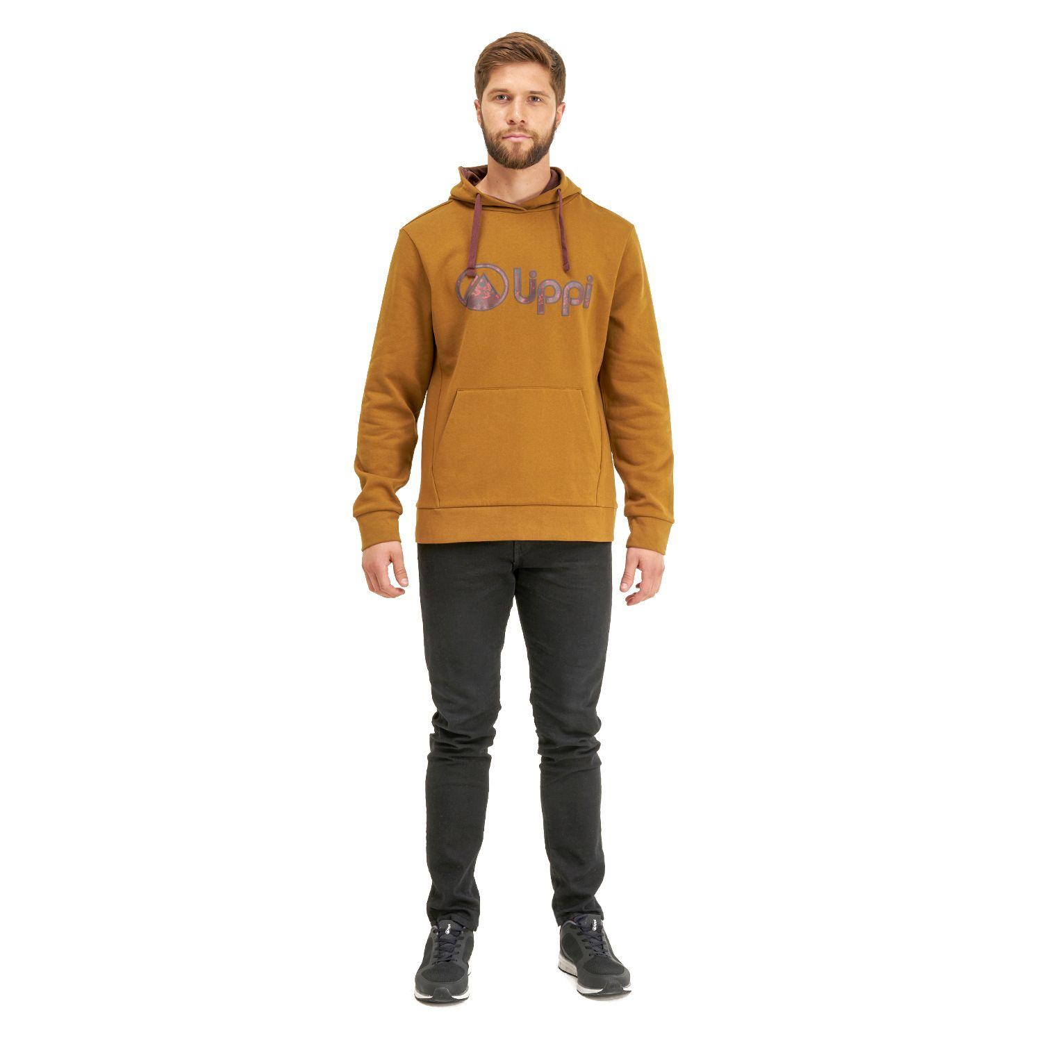 Poleron Hombre Insigne Hoody Sweatshirt Mostaza Oscuro Lippi-5