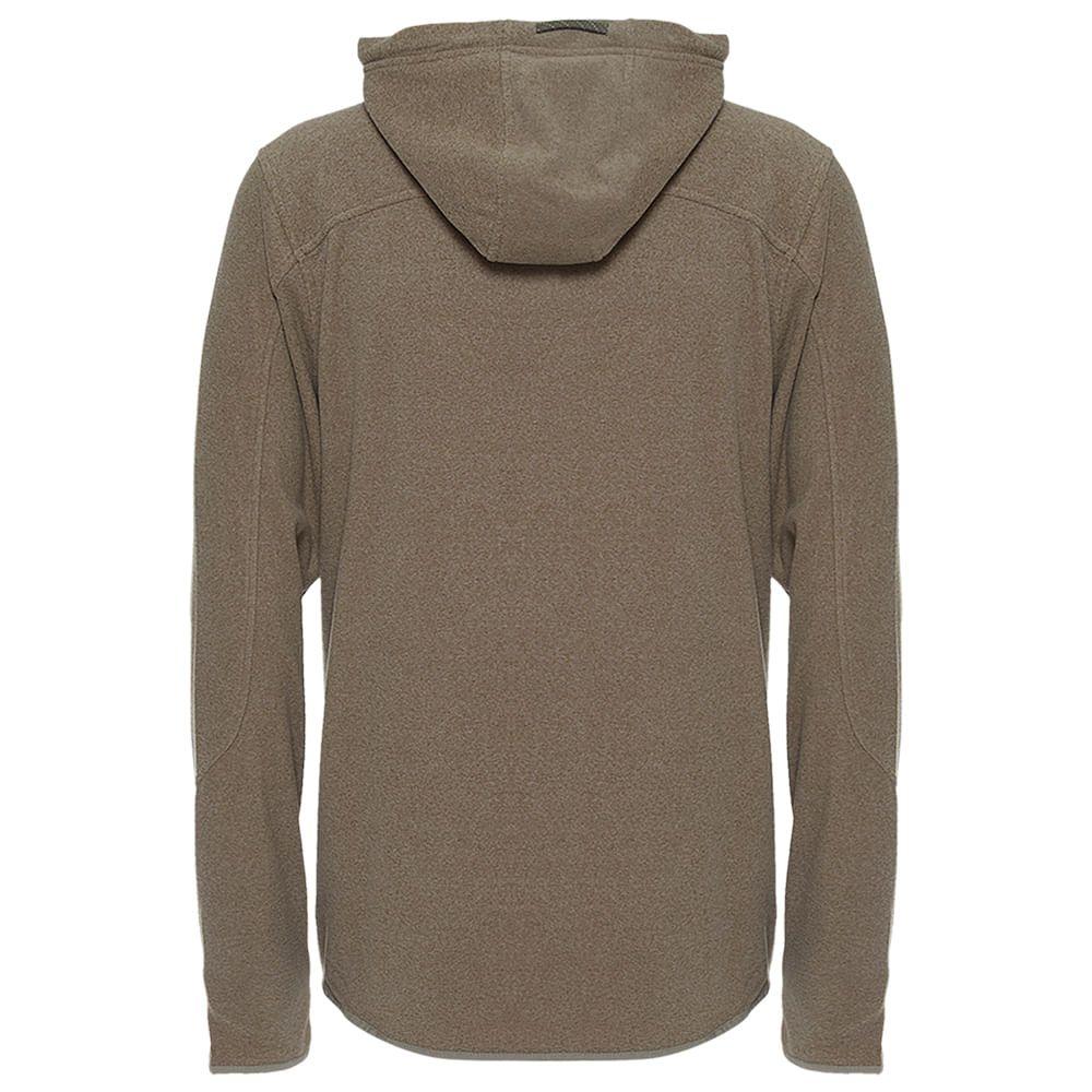 Poleron Hombre Stripes Nano-F Full Zip Taupe Lippi-1