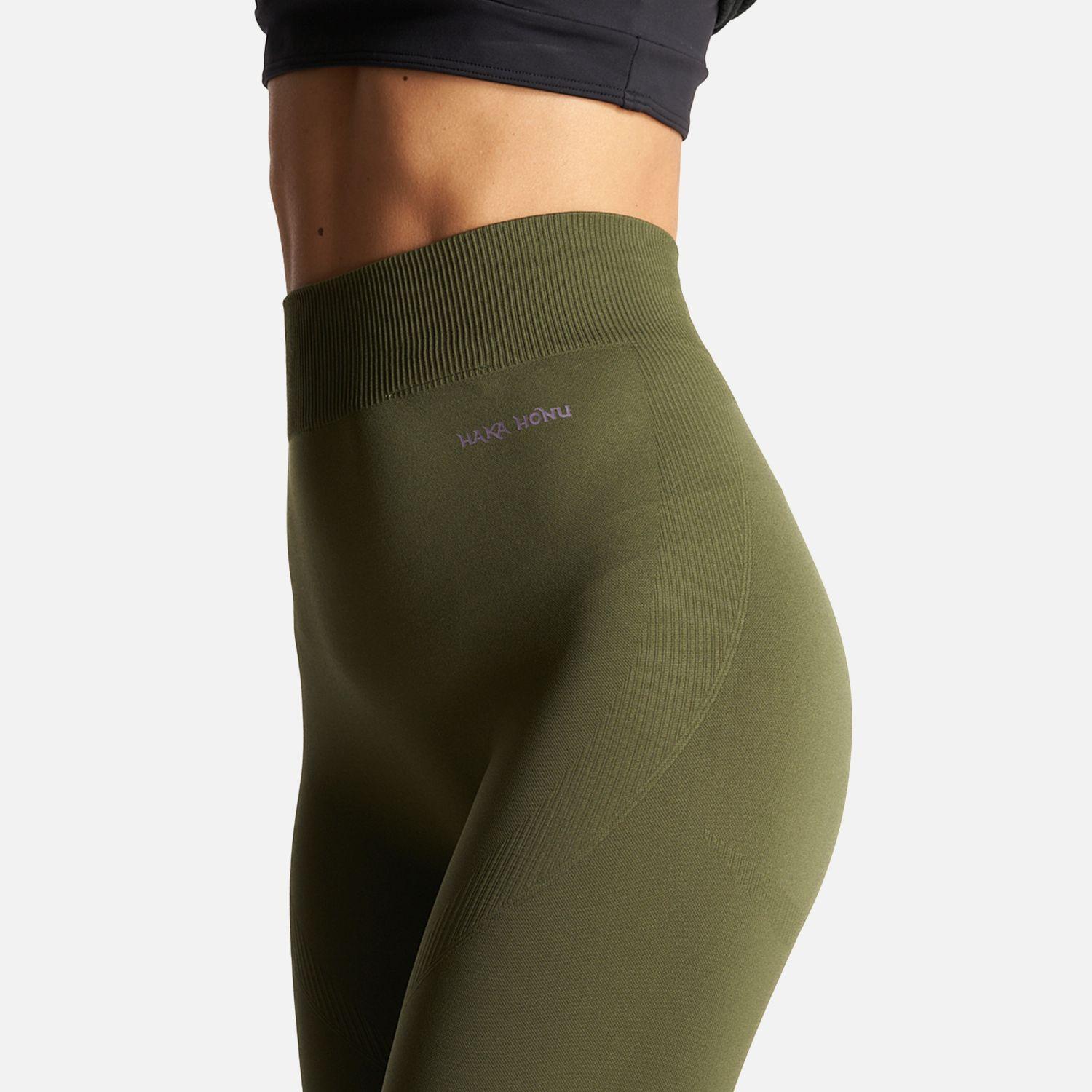 Calza Mujer Calzatela Verde Oscuro Haka Honu-4