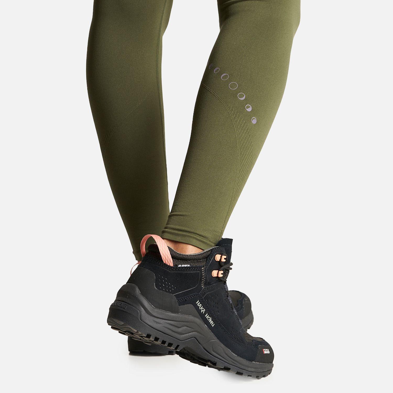 Calza Mujer Calzatela Verde Oscuro Haka Honu-5