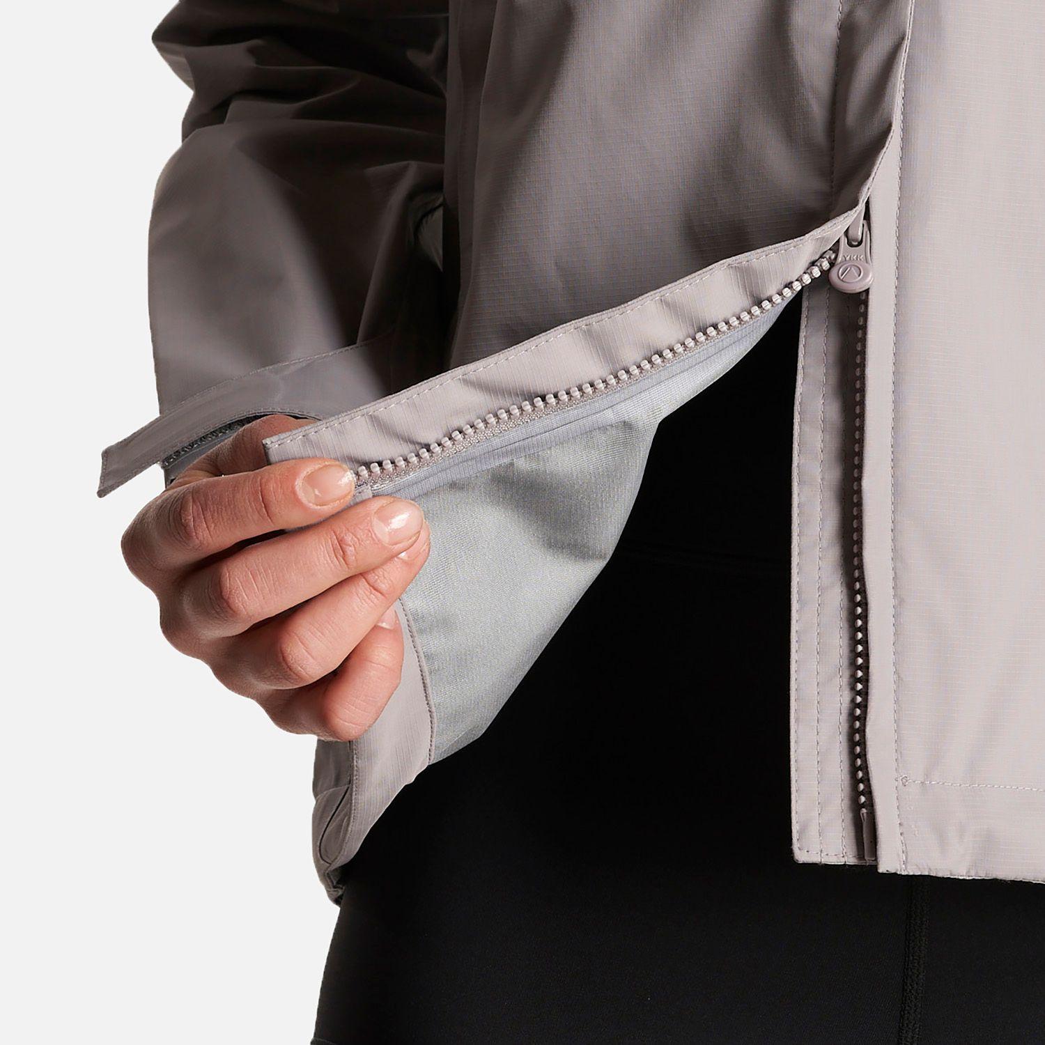 Chaqueta Mujer Alpine B-Dry Hoody Jacket Malva Lippi-7