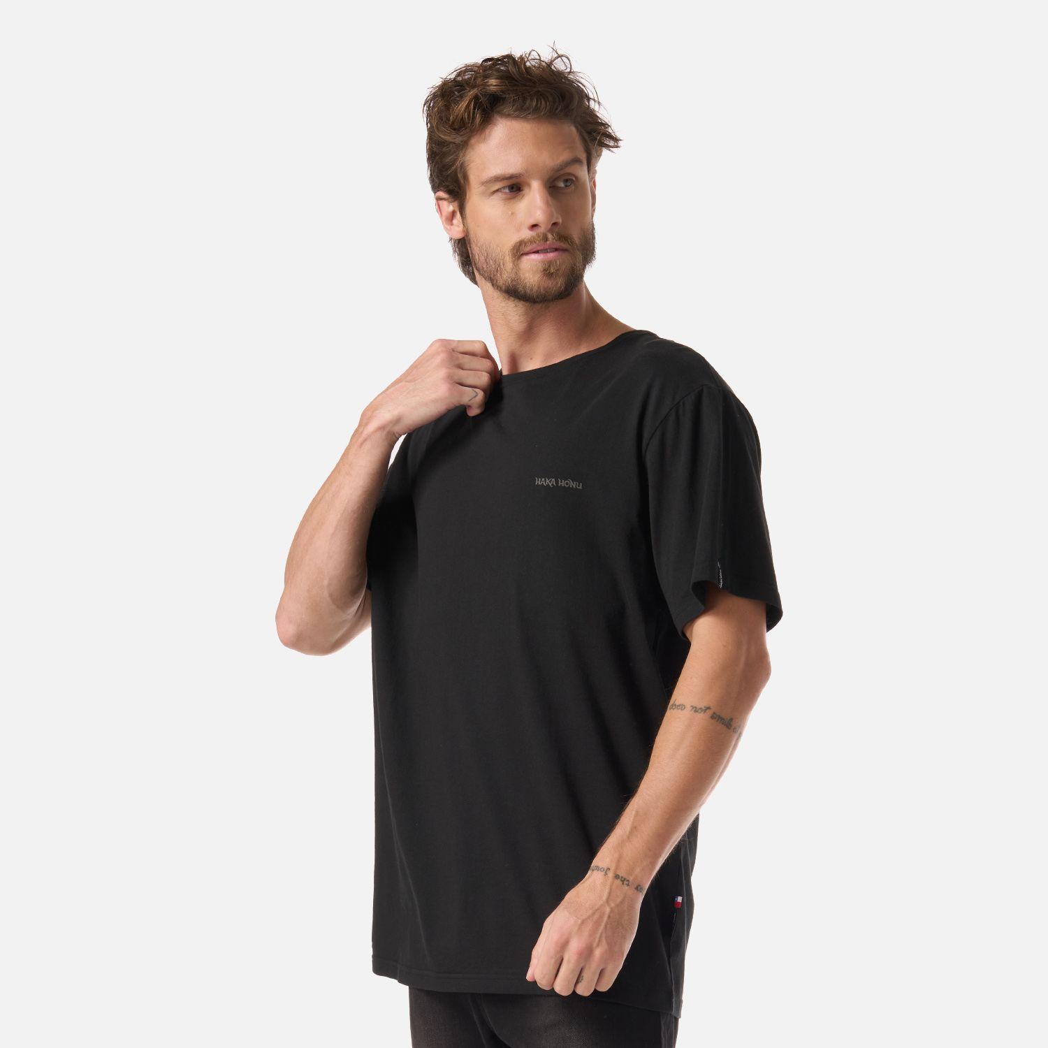 Polera Hombre Haka Negro Haka Honu V26-2