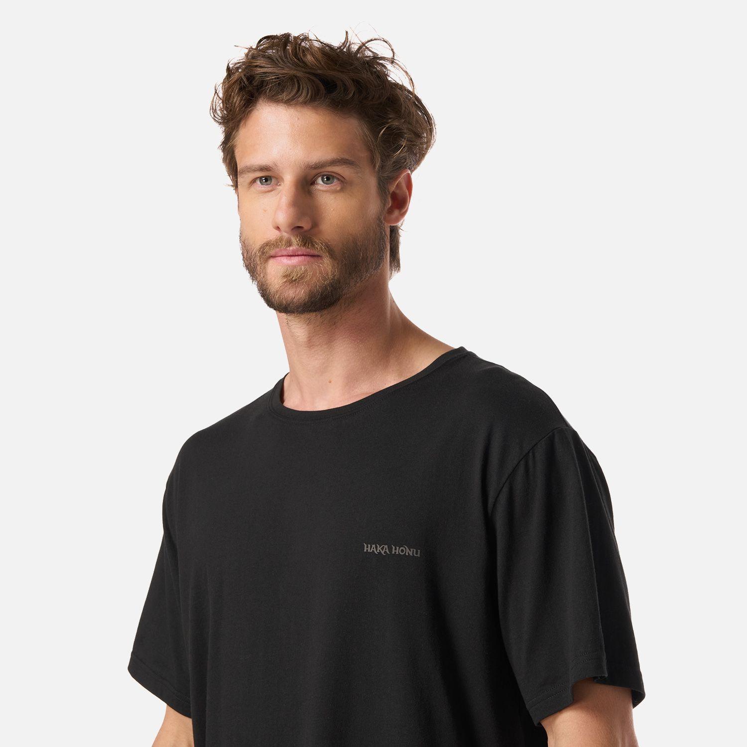 Polera Hombre Haka Negro Haka Honu V26-3