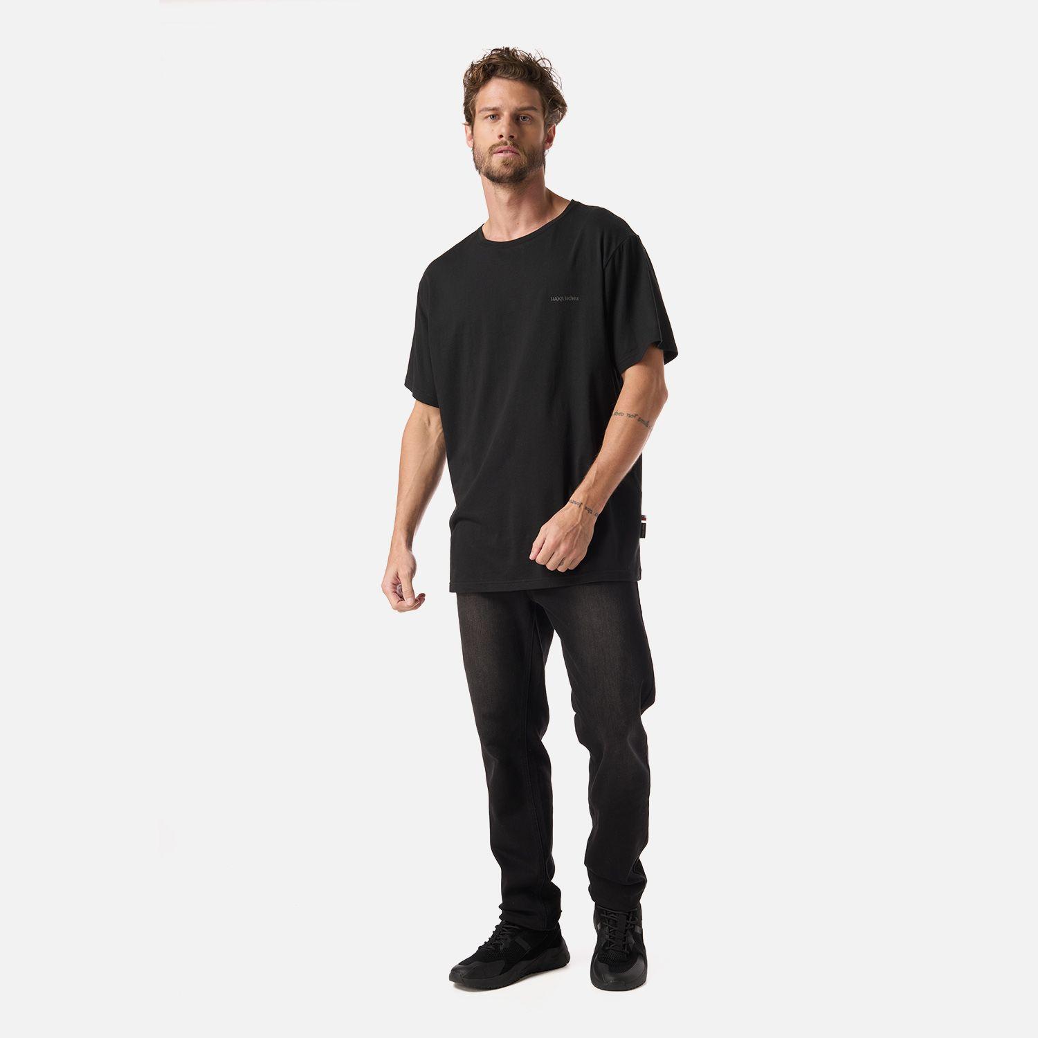 Polera Hombre Haka Negro Haka Honu V26-5