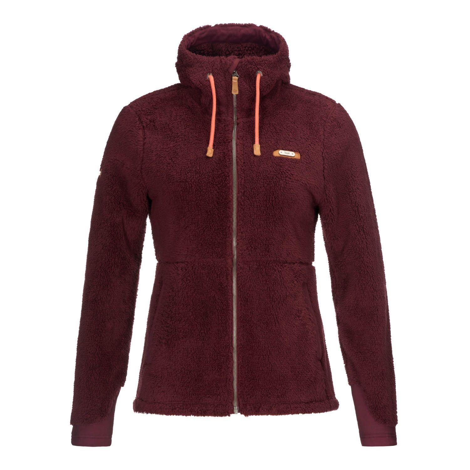 Chaqueta Mujer Bear Shaggy-Pro Hoody Jacket Burdeo Lippi V23-0