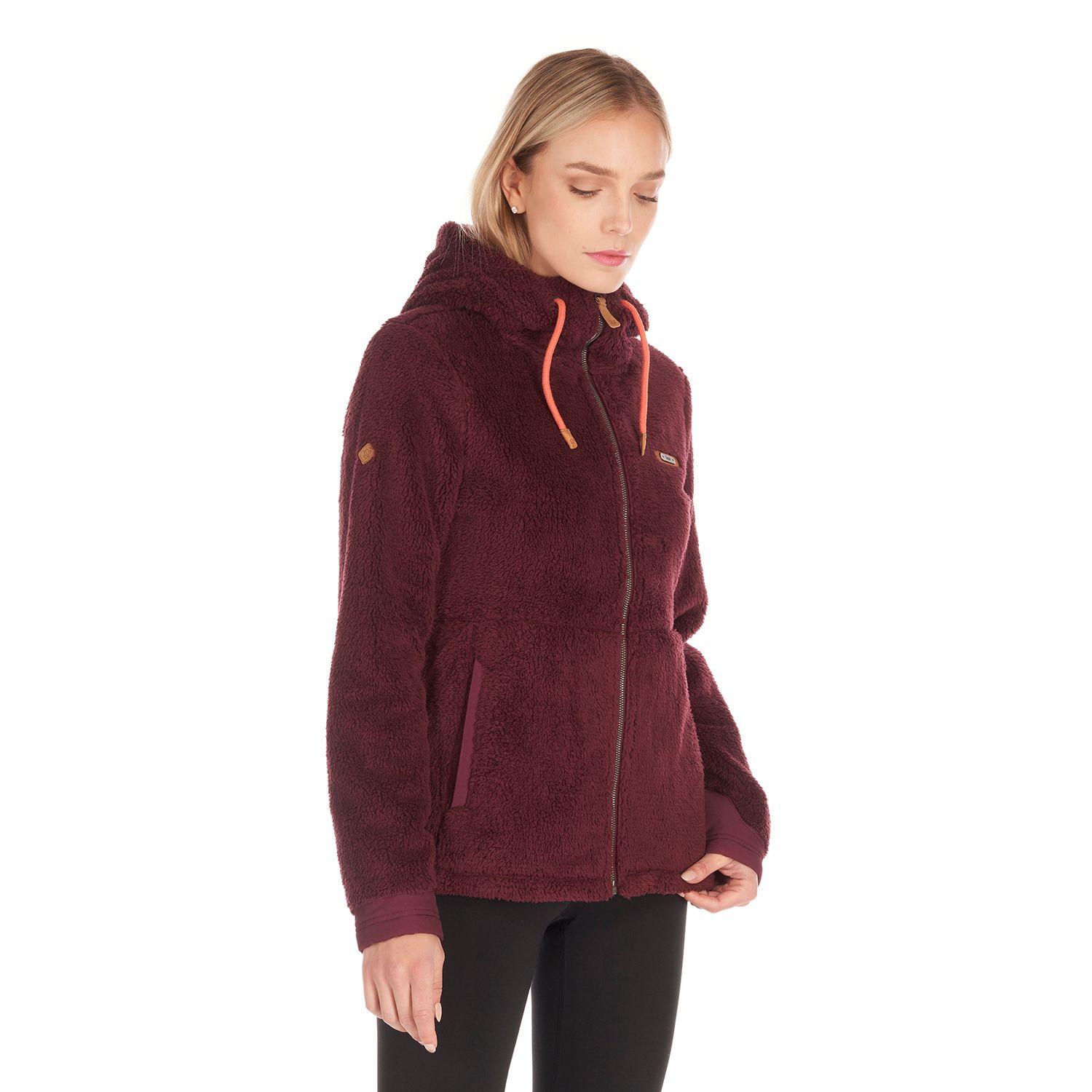 Chaqueta Mujer Bear Shaggy-Pro Hoody Jacket Burdeo Lippi V23-2