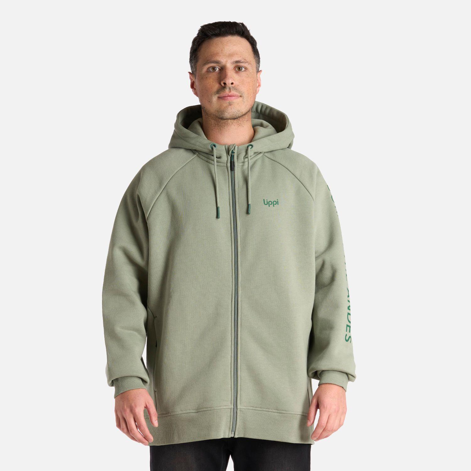 Polerón Hombre Heavy Duty Full Zip Sweatshirt Jade Lippi I25-0