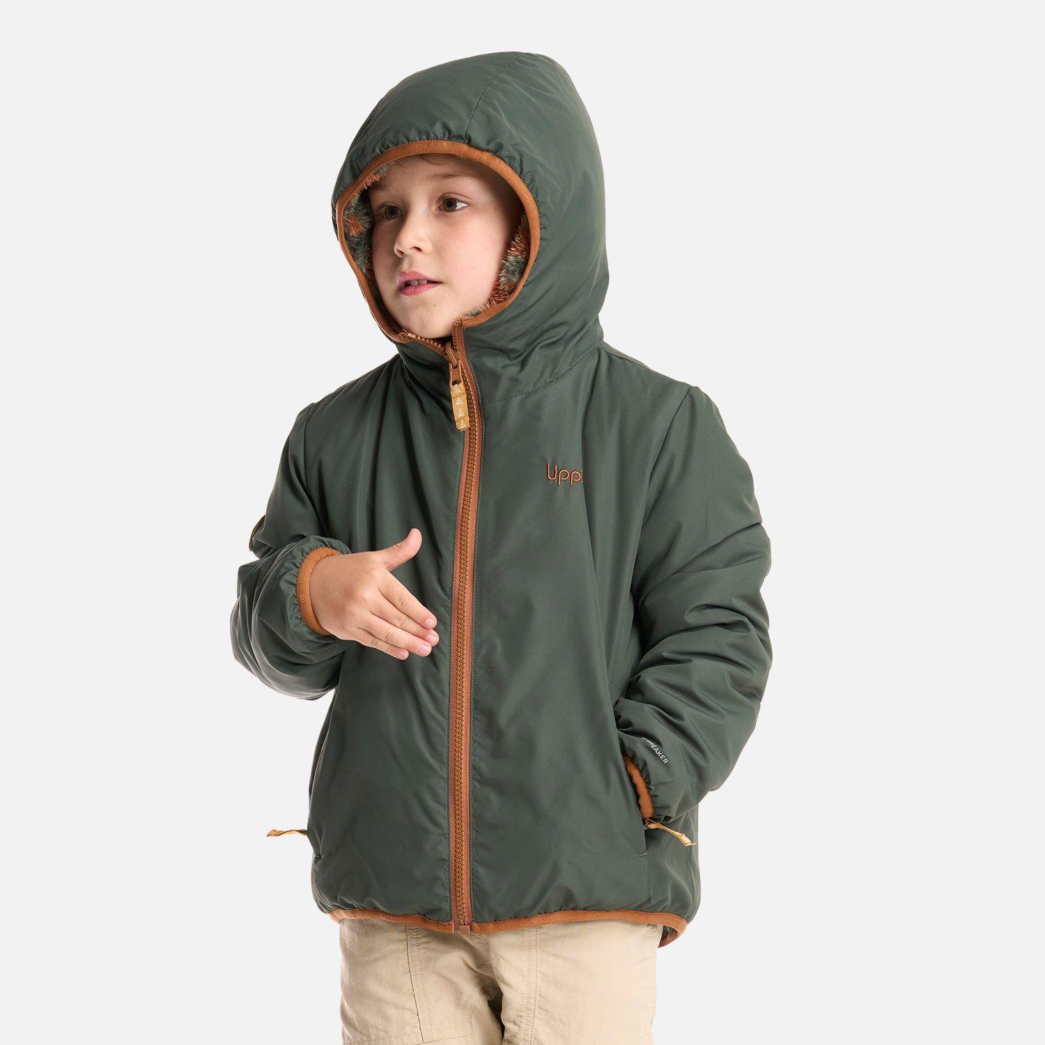 Chaqueta Niño Two-Faces Hoody Jacket Print Verde Lippi-2