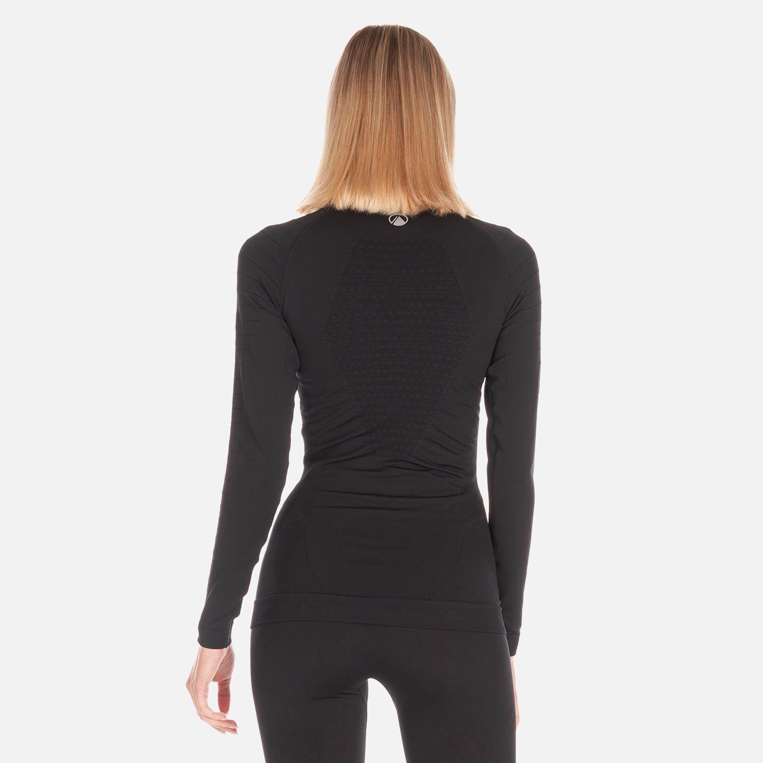 Primera Capa Mujer Skintec 2000 Seamless Top Negro Lippi V25-4