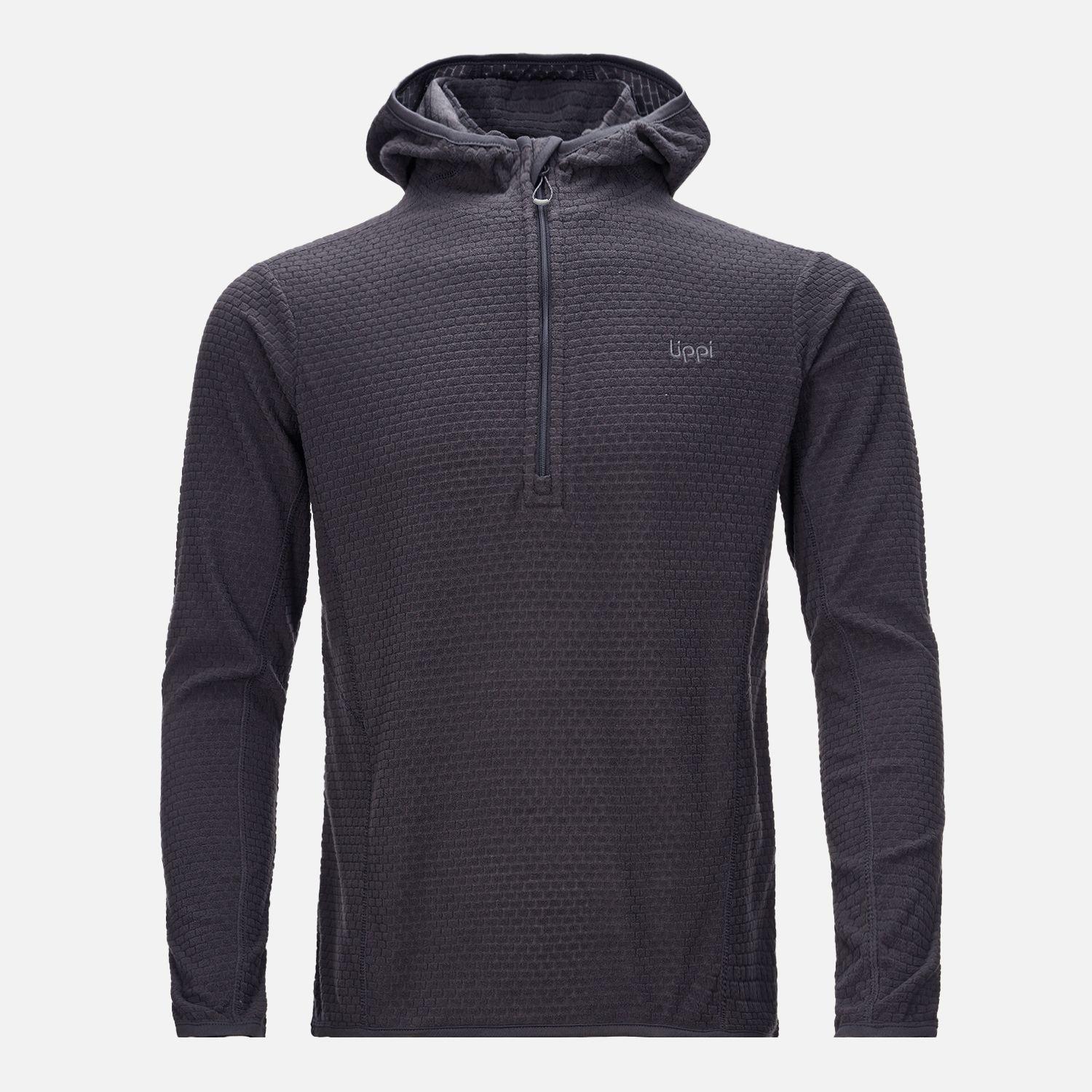 Poleron Teen Boy Mild Nano-F 14 Zip Hoody Negro Lippi V23-0