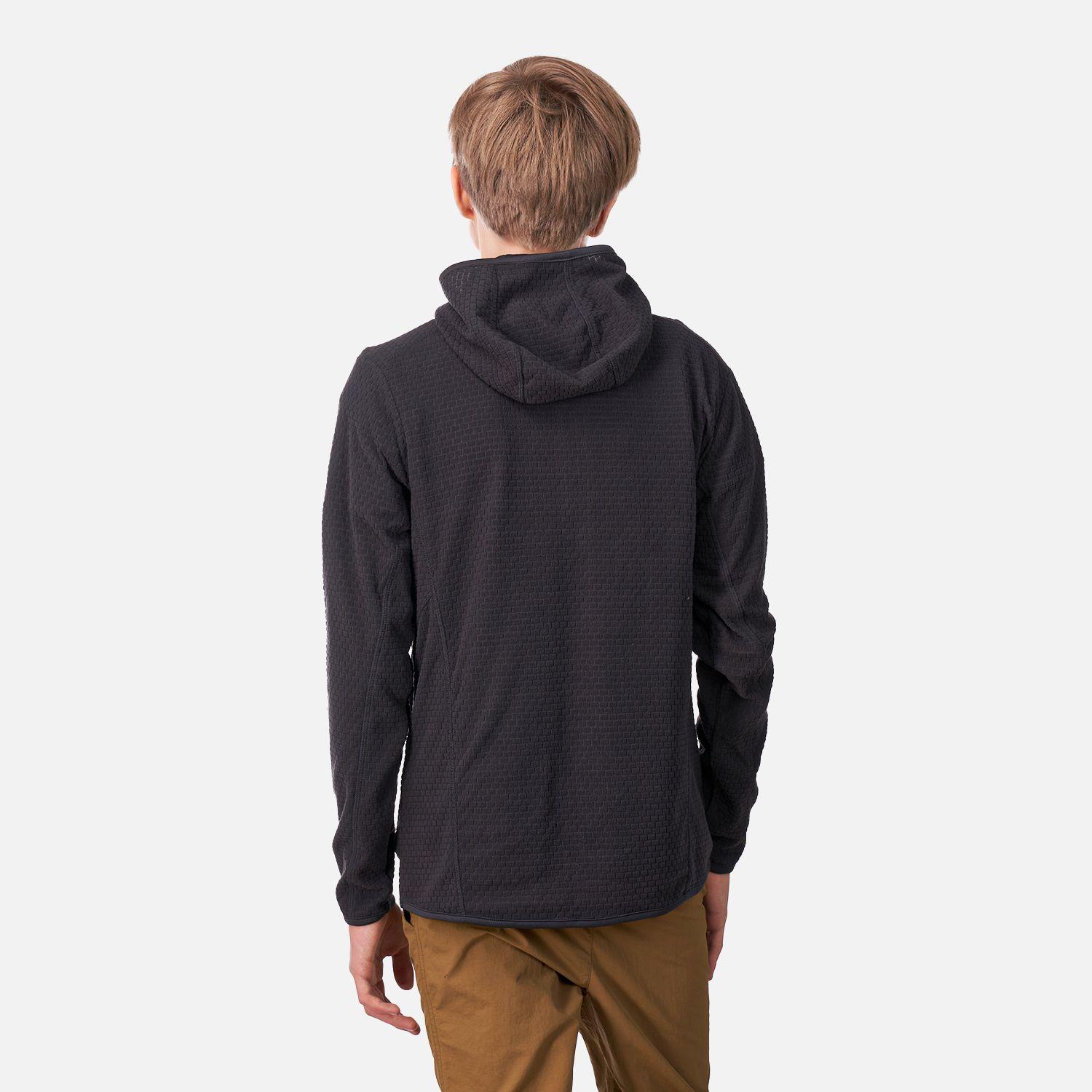 Poleron Teen Boy Mild Nano-F 14 Zip Hoody Negro Lippi V23-2