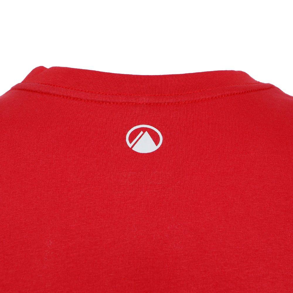 Polera Hombre Ulmo Cotton UV-Stop T-Shirt Rojo Lippi V18-2