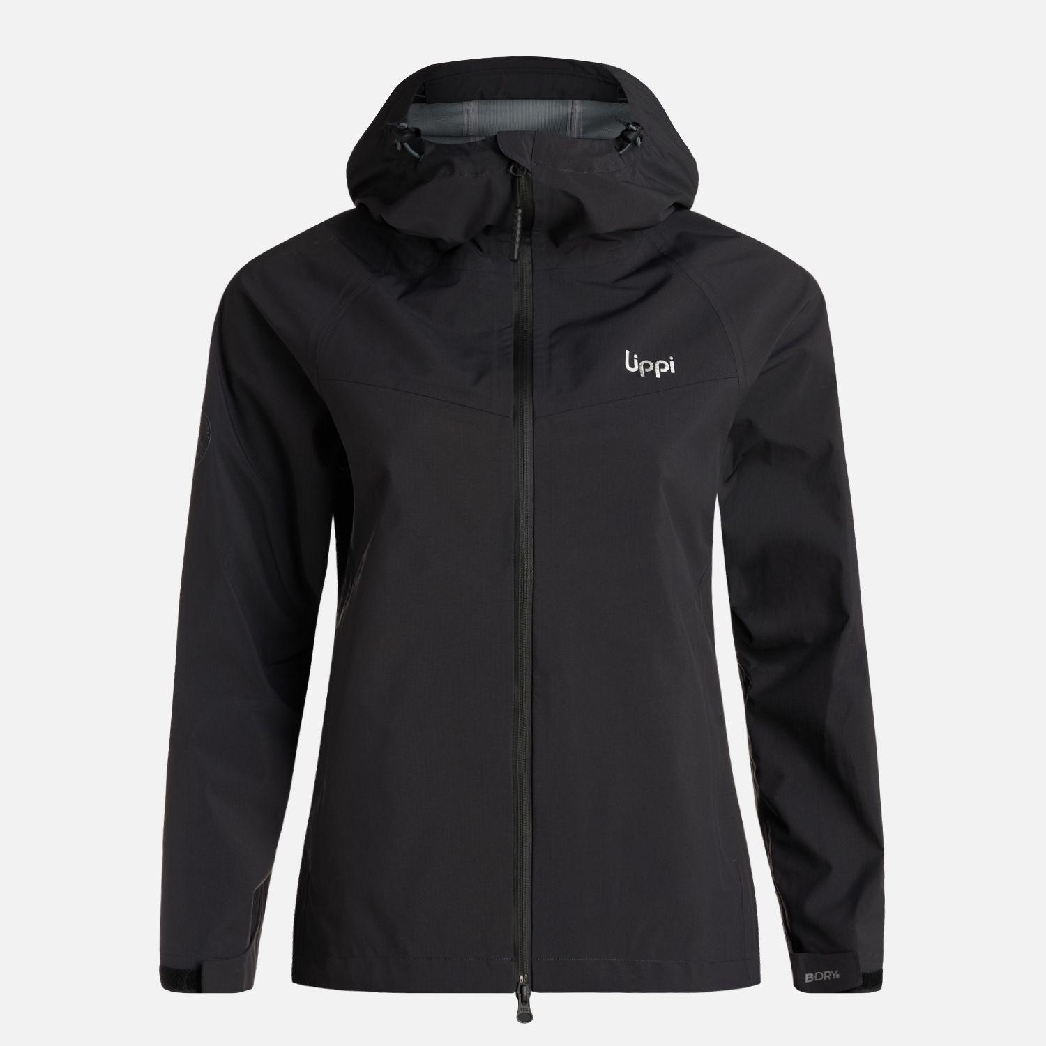 Chaqueta Mujer Alpine B-Dry Hoody Jacket Negro Lippi I25-9
