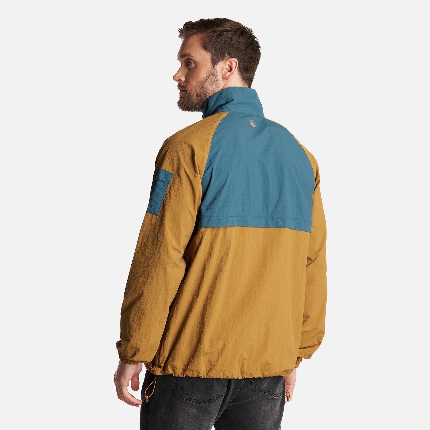 Chaqueta Hombre WindCity WindBreaker 1/4 Zip Jacket Petroleo Lippi-3