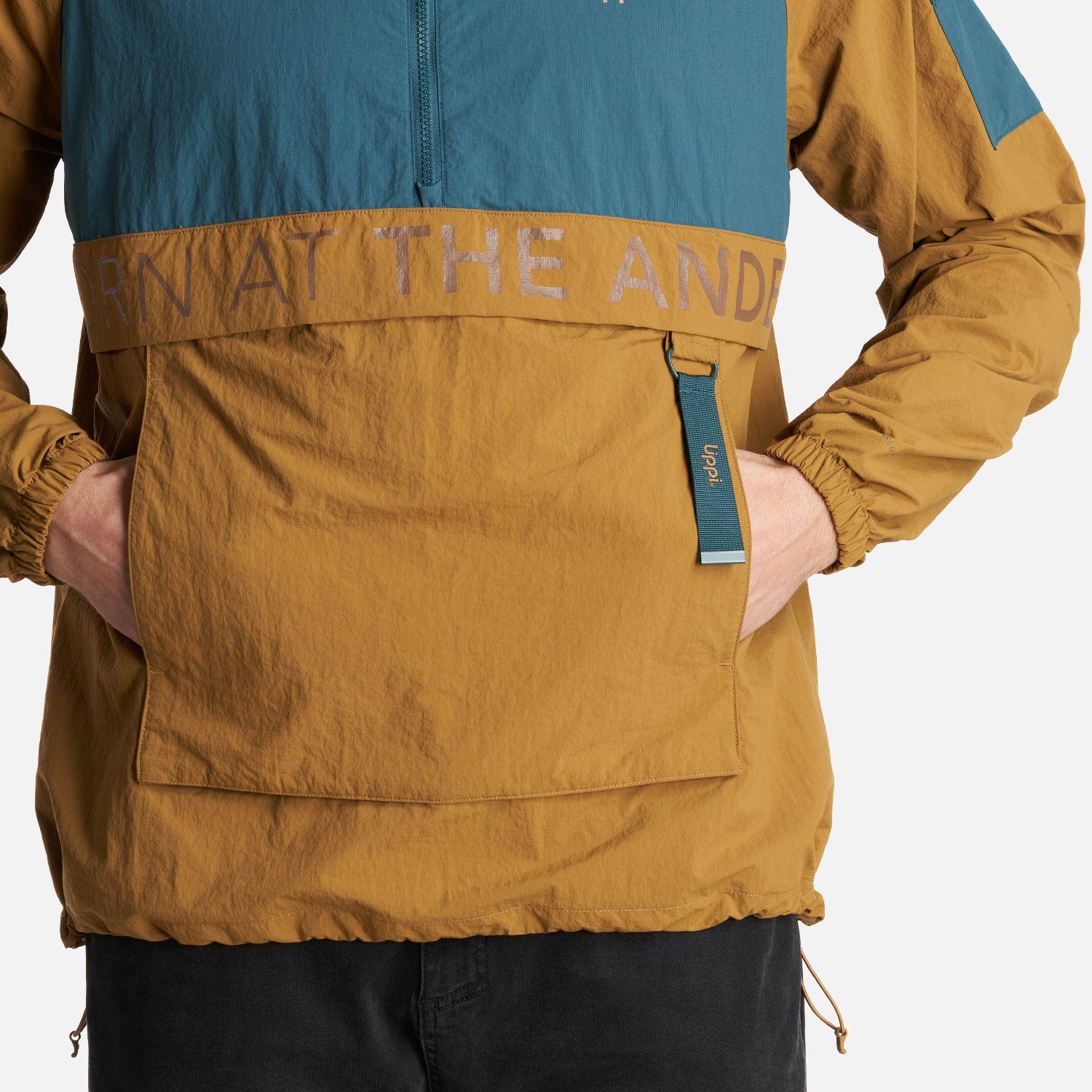 Chaqueta Hombre WindCity WindBreaker 1/4 Zip Jacket Petroleo Lippi-5