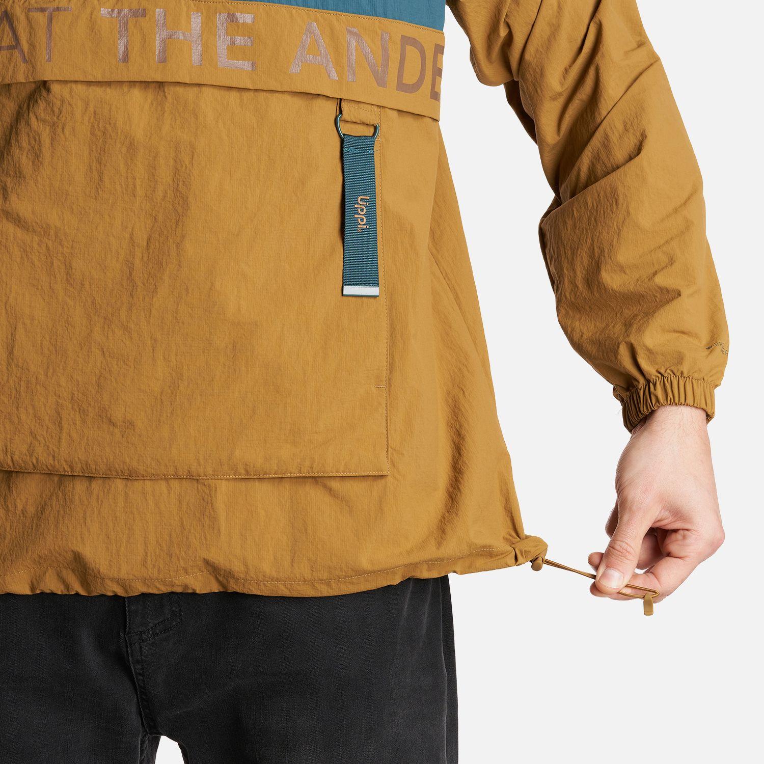 Chaqueta Hombre WindCity WindBreaker 1/4 Zip Jacket Petroleo Lippi-6