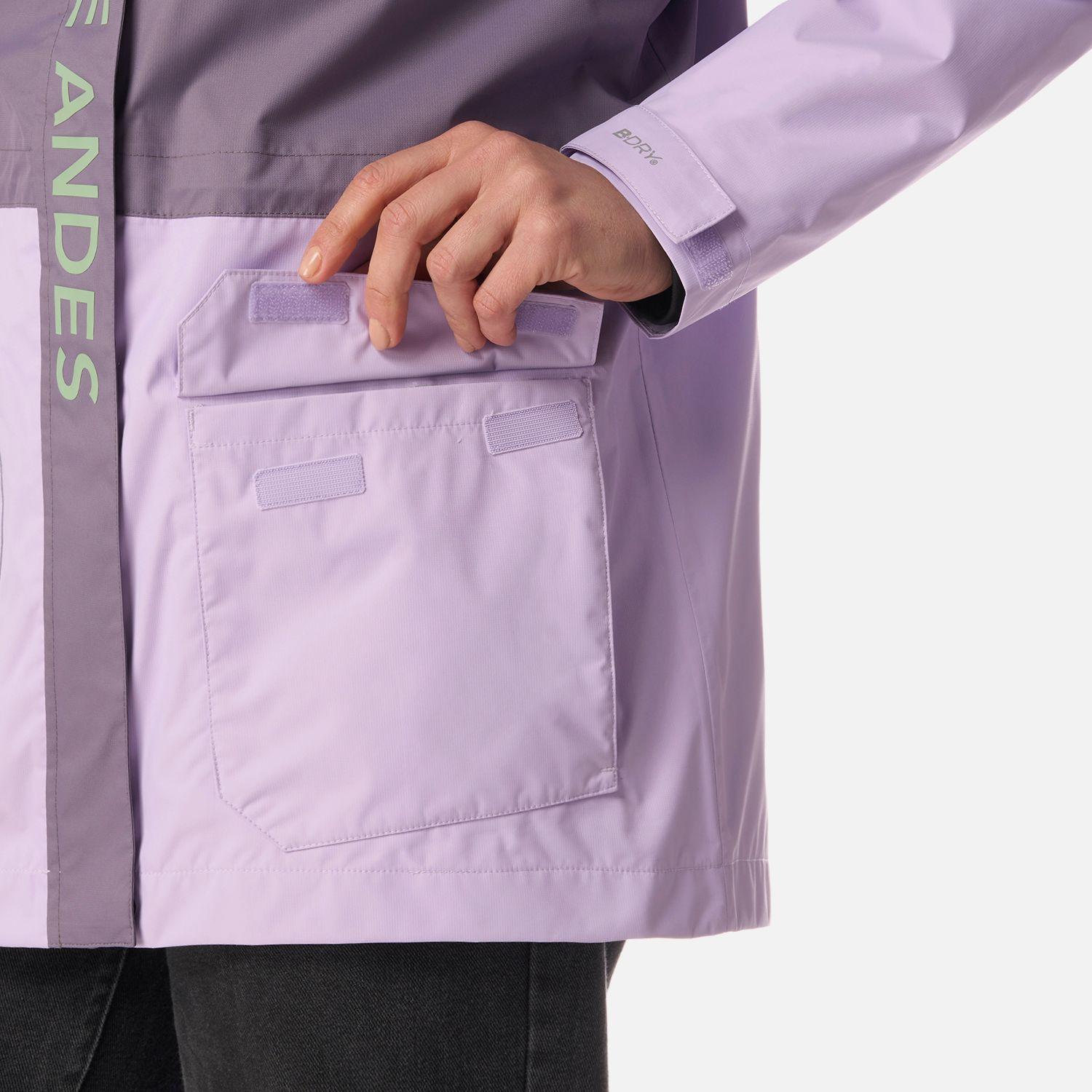 Chaqueta Mujer Streetwise B-Dry Hoody Jacket Violeta Lippi I26-4