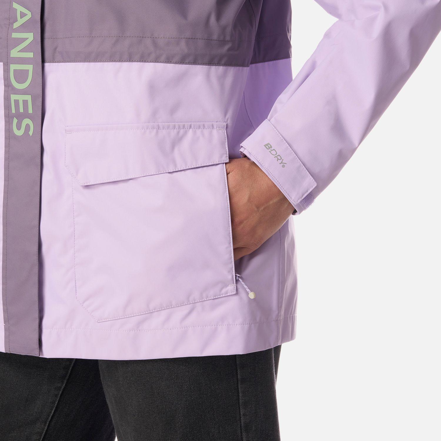 Chaqueta Mujer Streetwise B-Dry Hoody Jacket Violeta Lippi I26-5