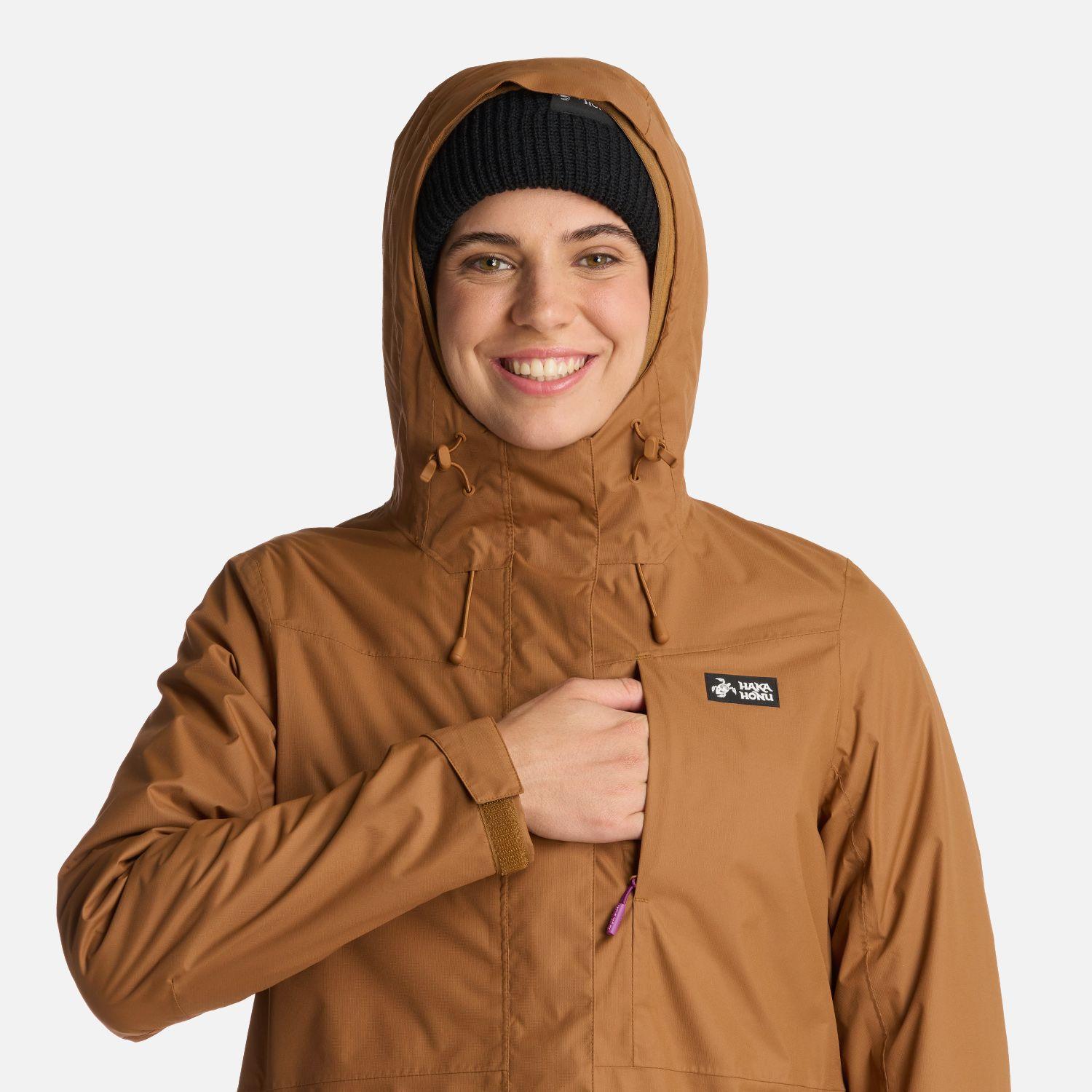 Chaqueta Mujer Corteza Mostaza Haka Honu I25-4