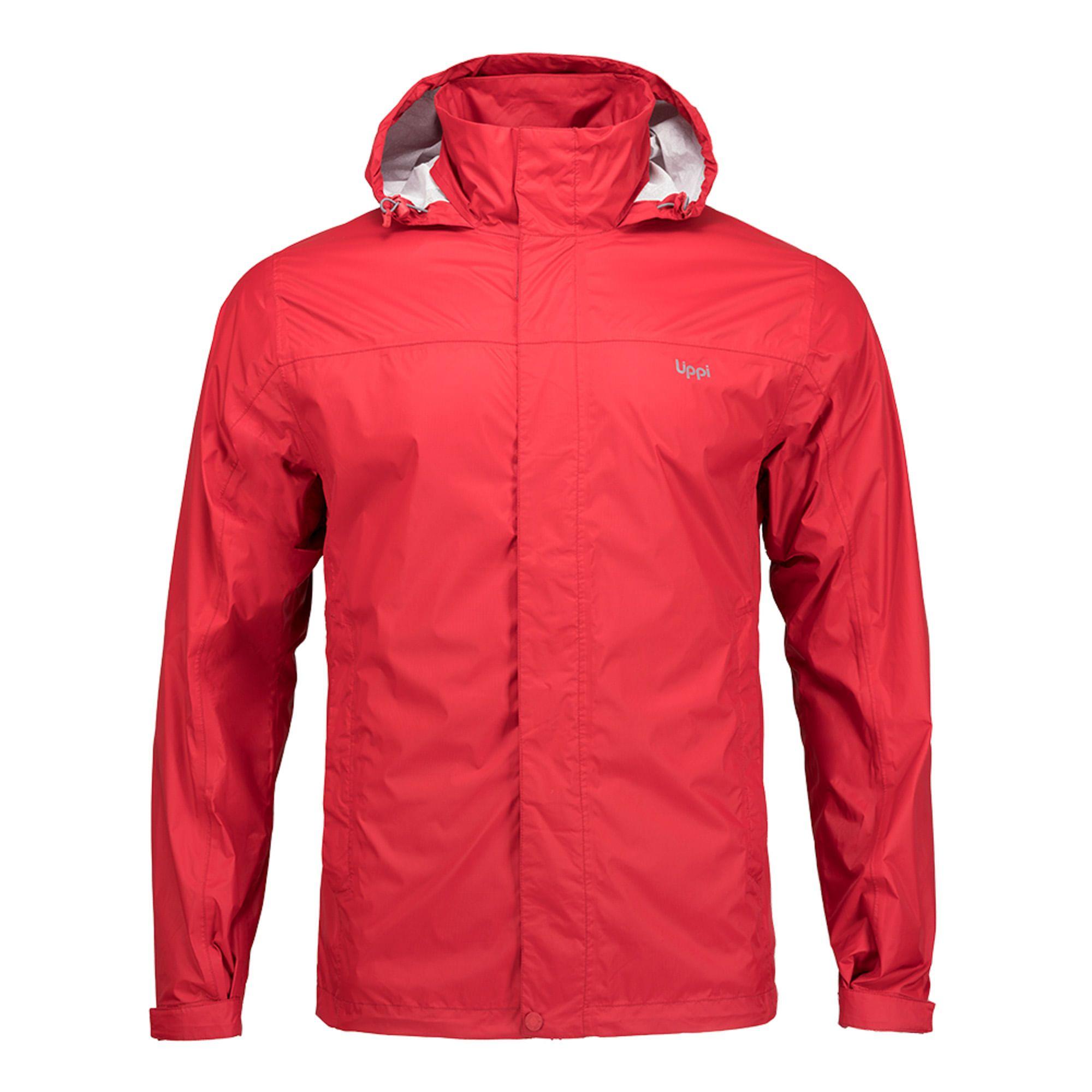Chaqueta Hombre Abyss B-Dry Hoody Jacket Rojo Oscuro Lippi-0