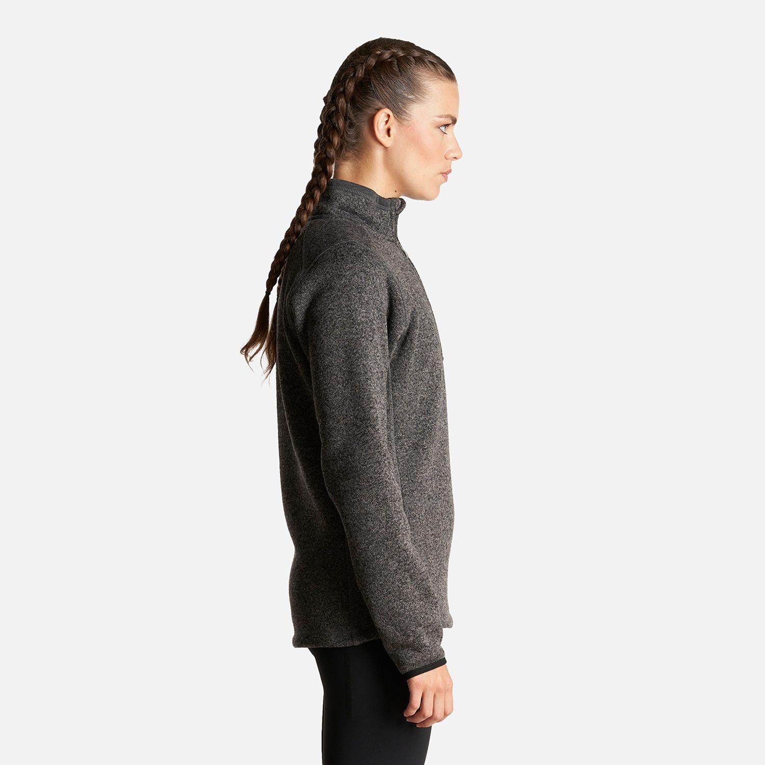 Poleron Mujer Coronado Therm-Pro Pullover Melange Negro Lippi-3