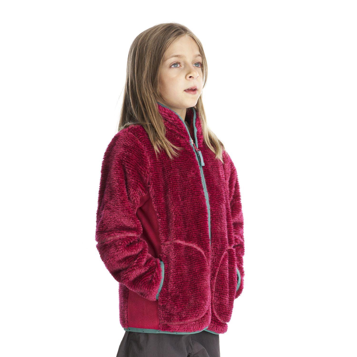 Chaqueta Niña Ferret Shaggy-Pro Jacket Rosa Oscuro Lippi-2