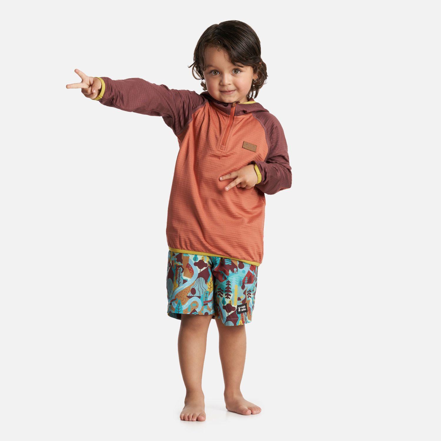 Poleron Unisex Taina poki Terracota Haka Honu V24-5