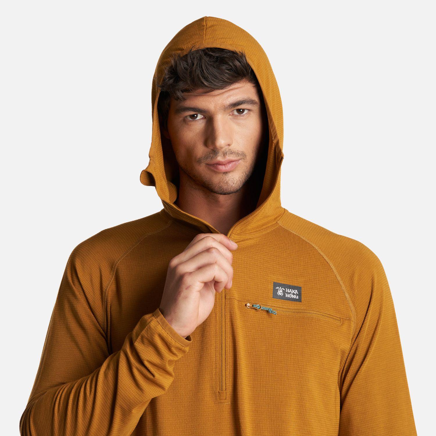 Poleron Hombre Taina Pro Mostaza Oscuro Haka Honu-4