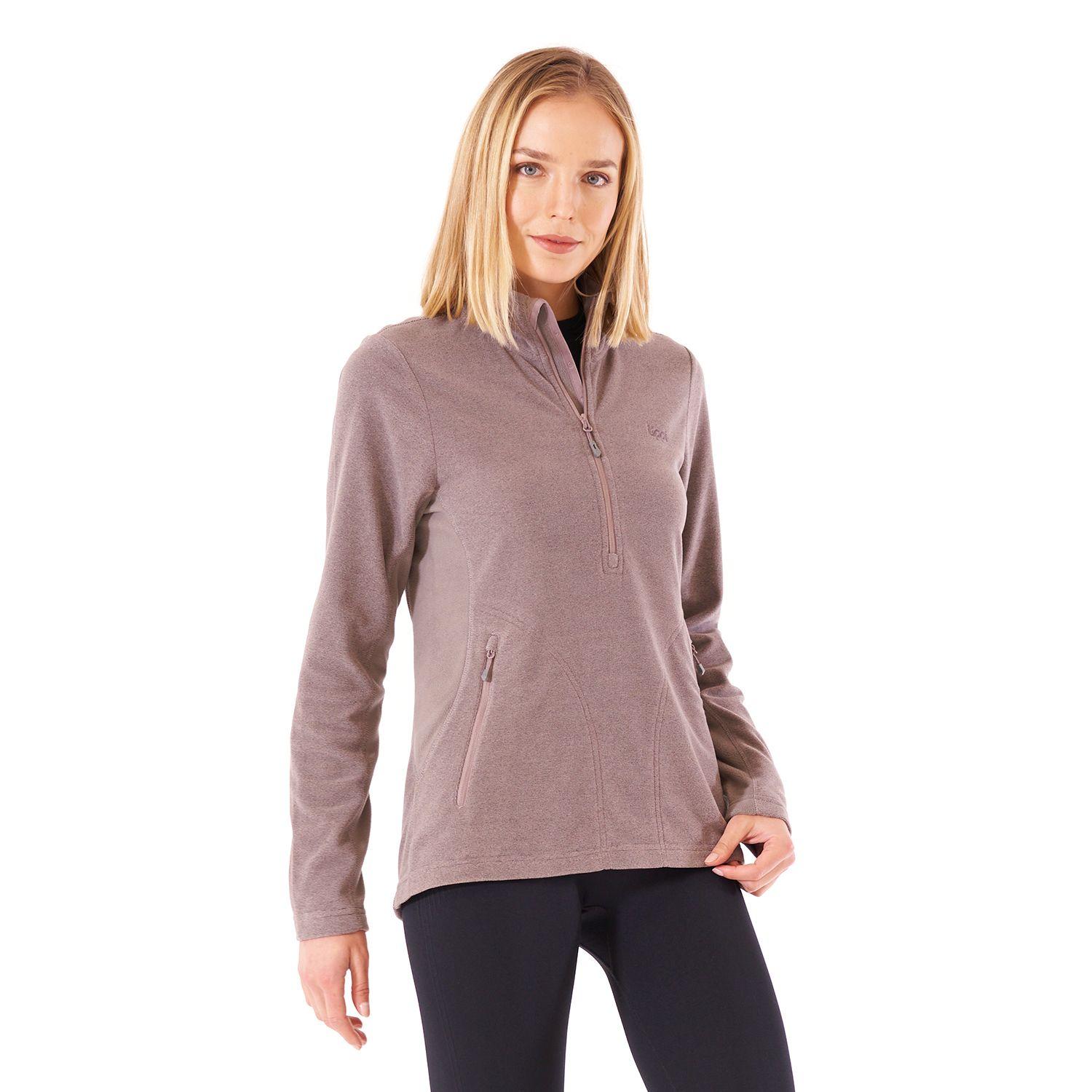 Poleron Mujer Lighter Nano-F 14 Zip Palo Rosa Lippi-2
