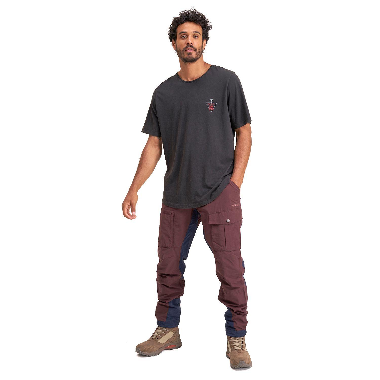 Pantalon Hombre Boina Negra Burdeo Haka Honu I20-7