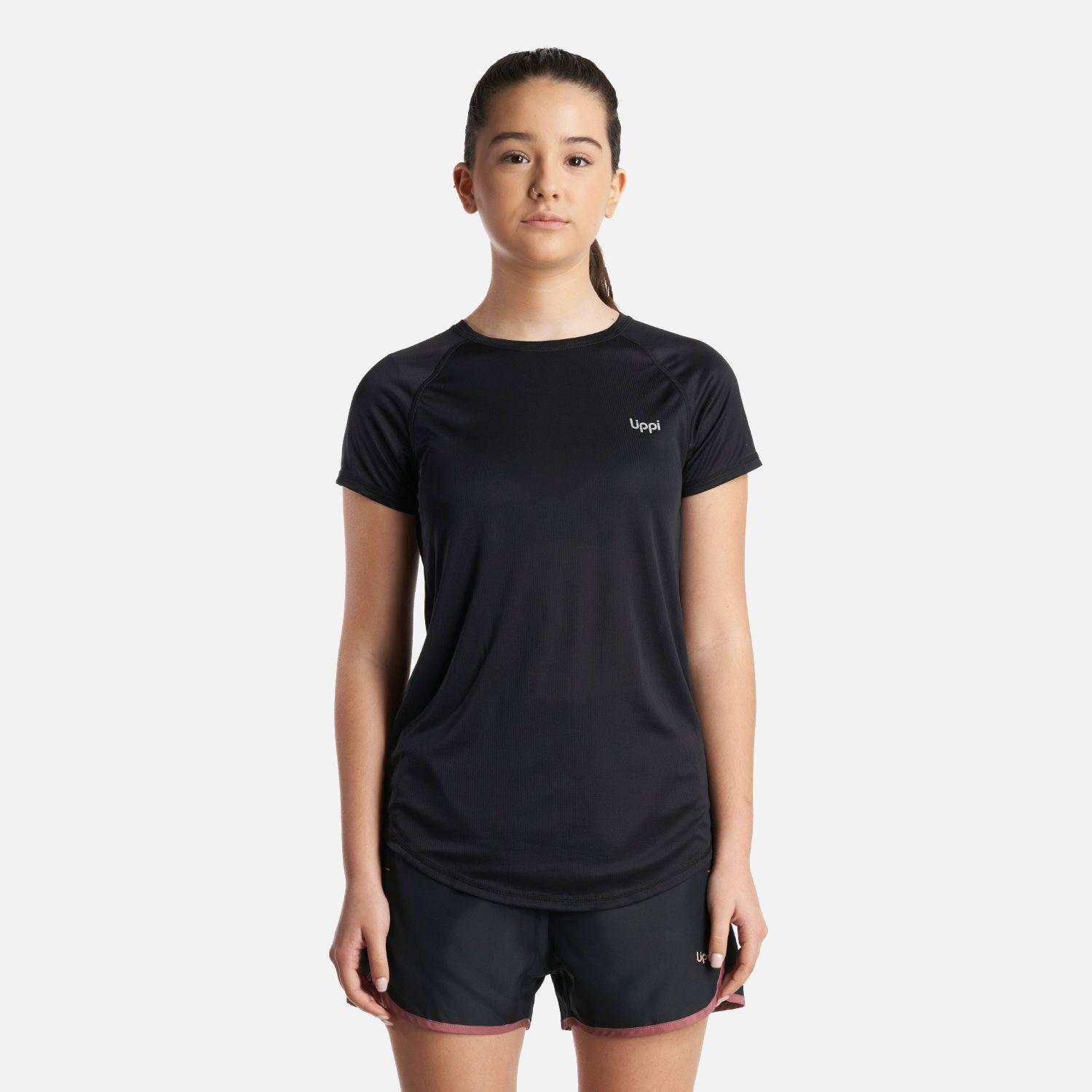Polera Teen Girl Core Q-Dry T-Shirt Negro Lippi-0