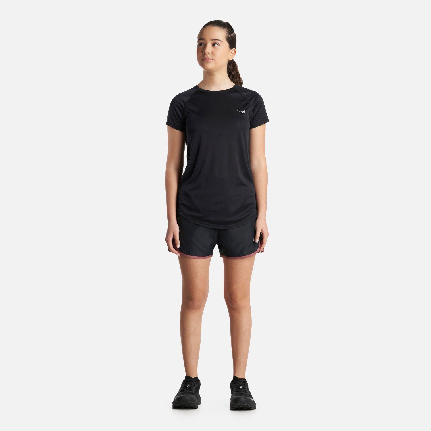 Polera Teen Girl Core Q-Dry T-Shirt Negro Lippi-4