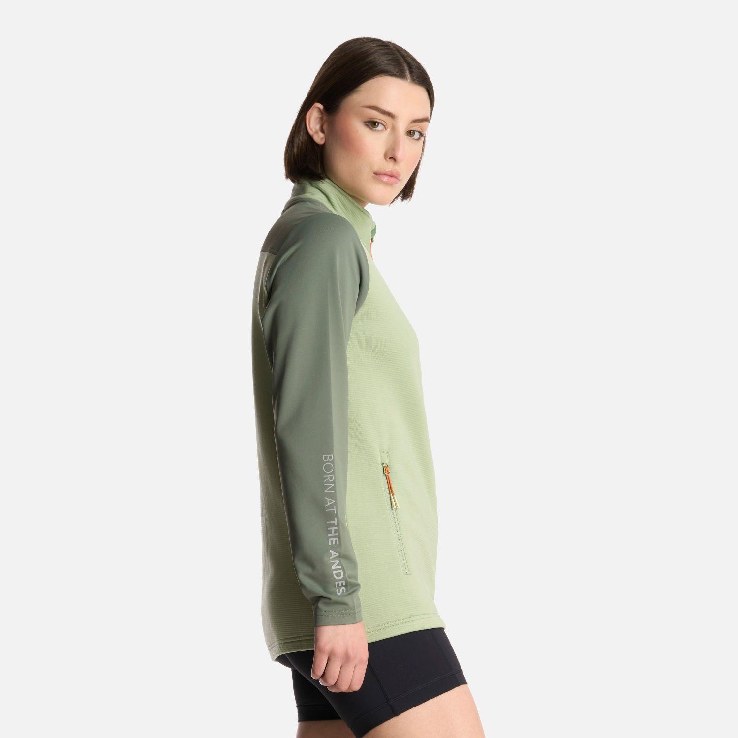 Polerón Mujer Dawson Nano-F Full Zip Jade Lippi-1